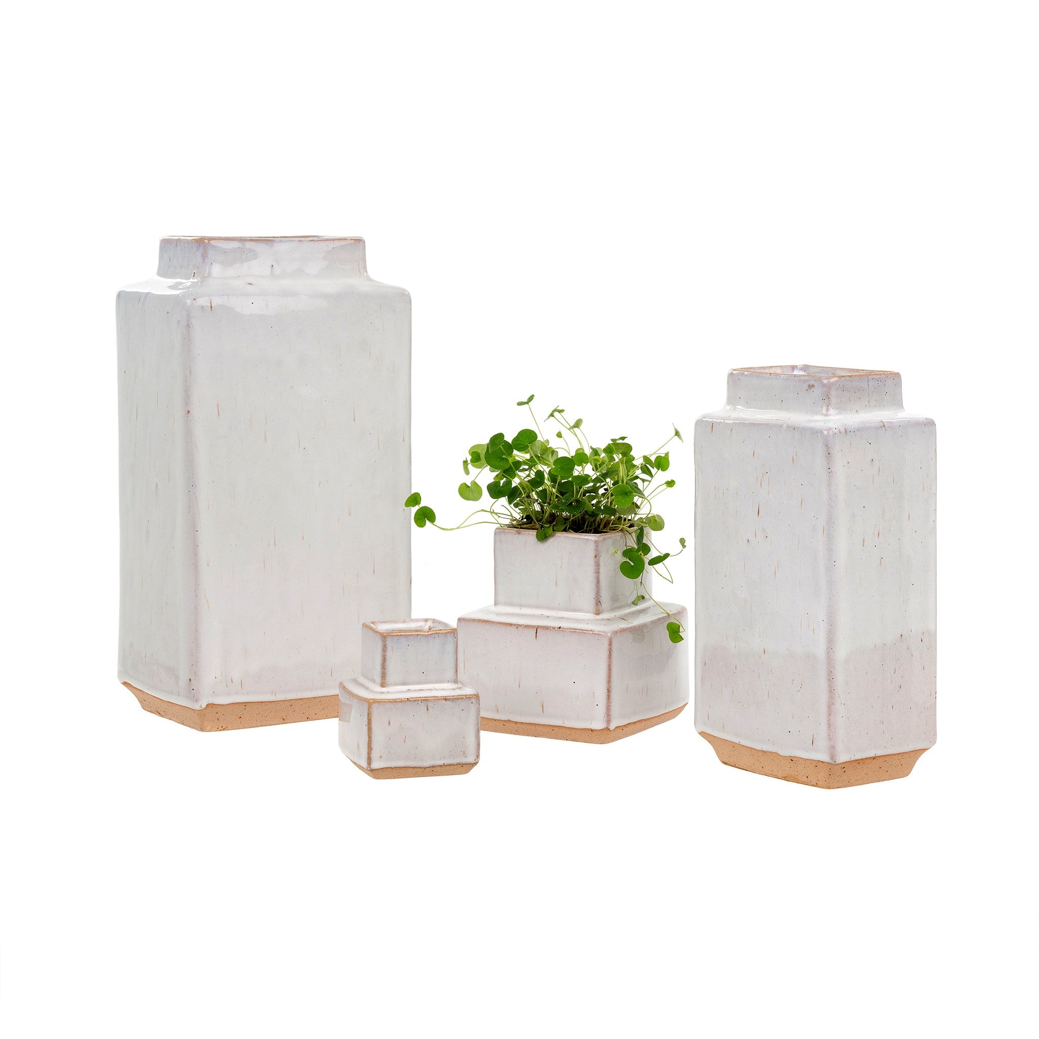 Quadra Square Vase | Large