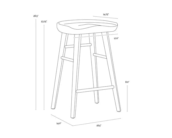 Dominic Counter Stool | Floor Sample
