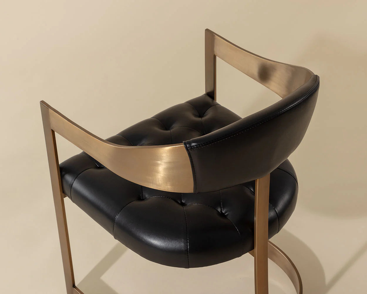 Beaumont Dining Armchair | Antique Brass Floor Sample