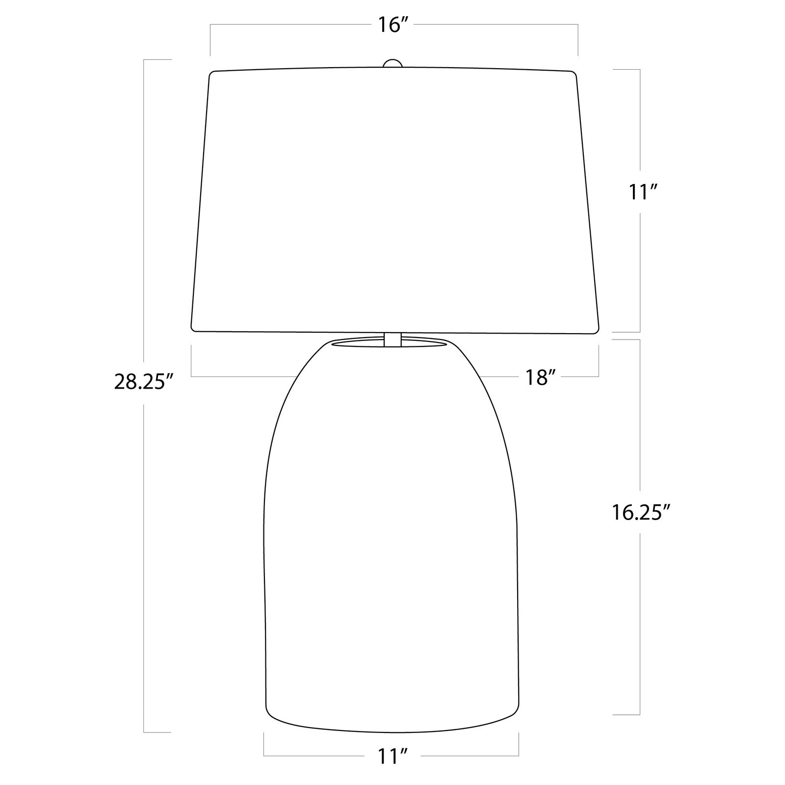 Monica Bamboo Table Lamp | Floor Sample