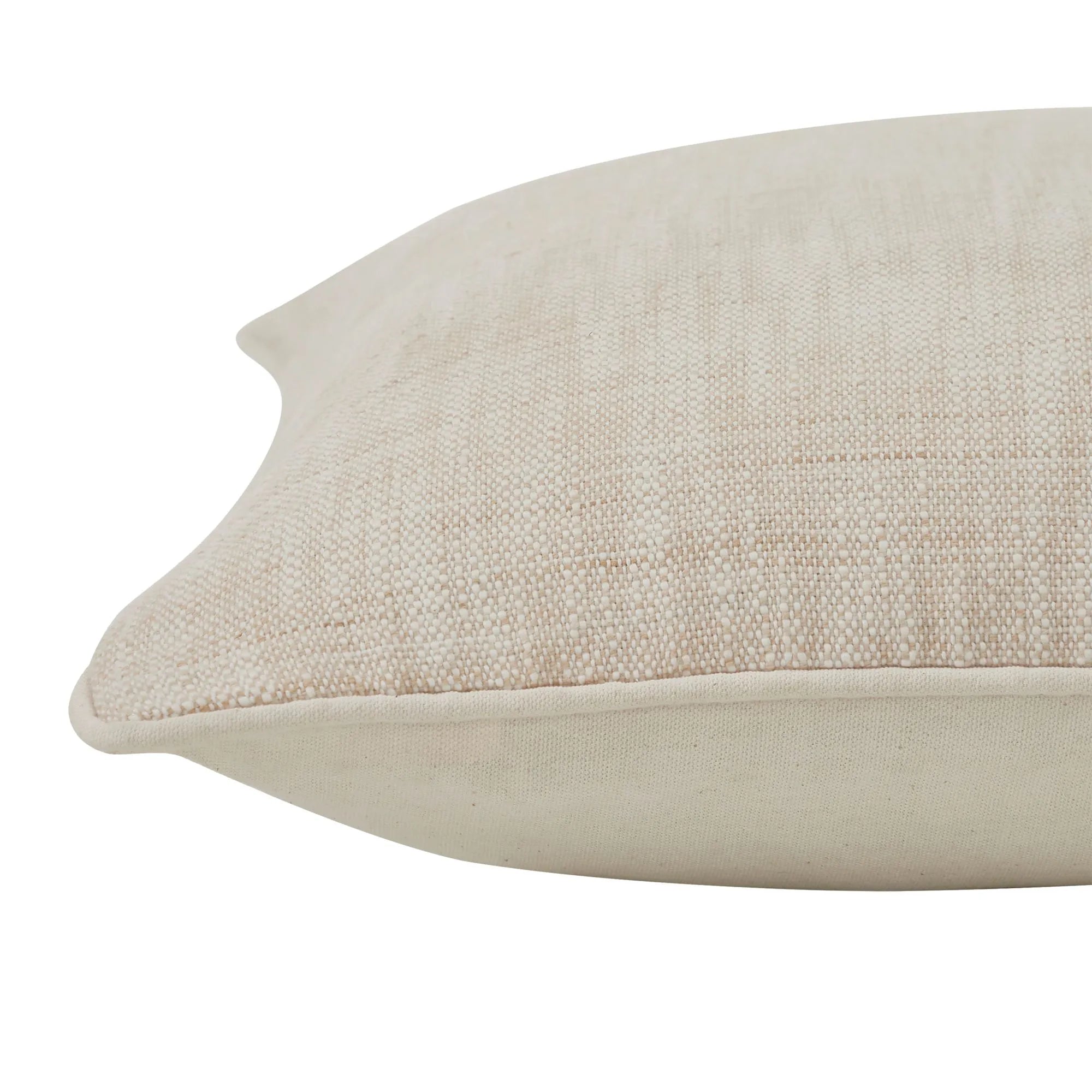 Amal Pillow | Beige + Cream