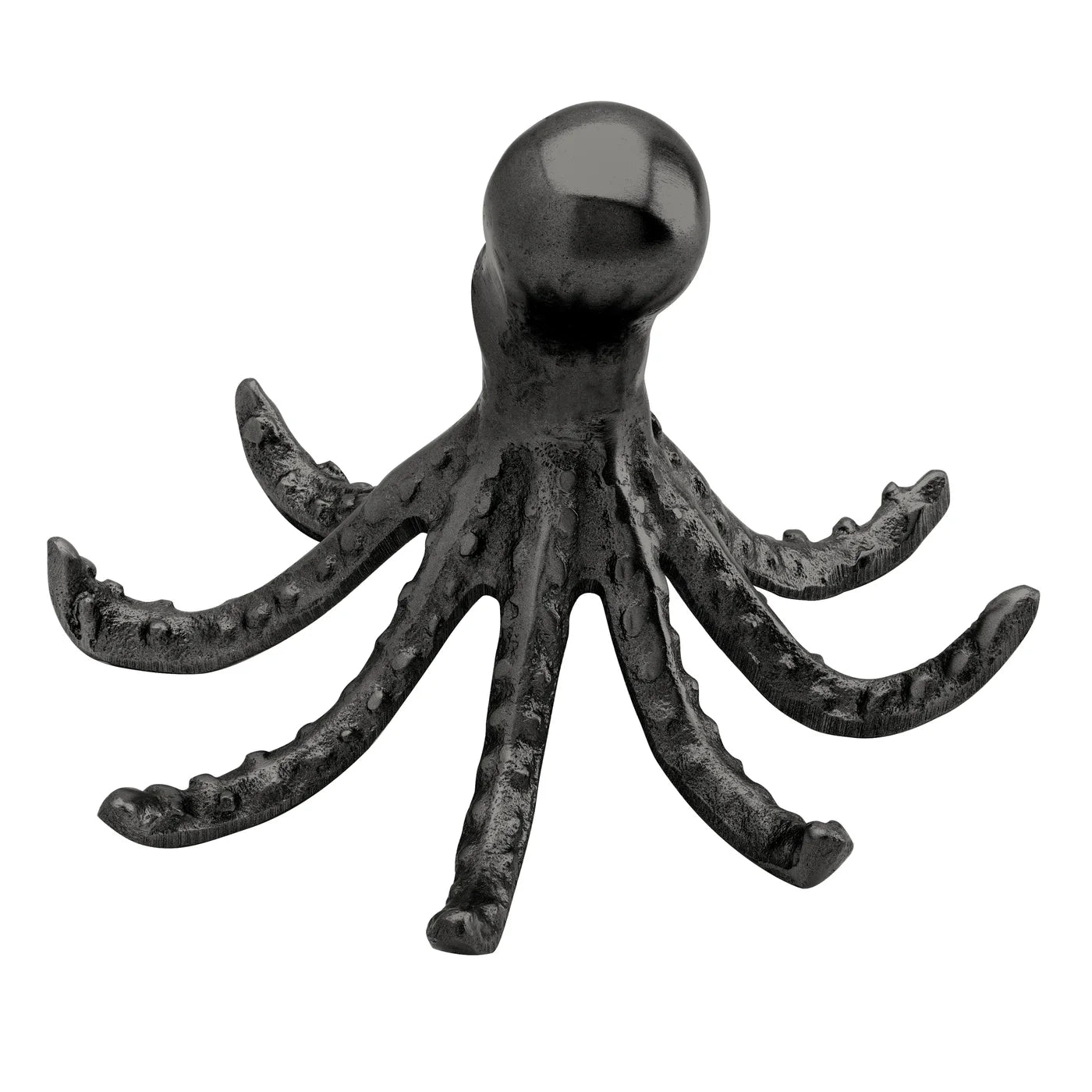 Octopus Sculpture | Matte Black