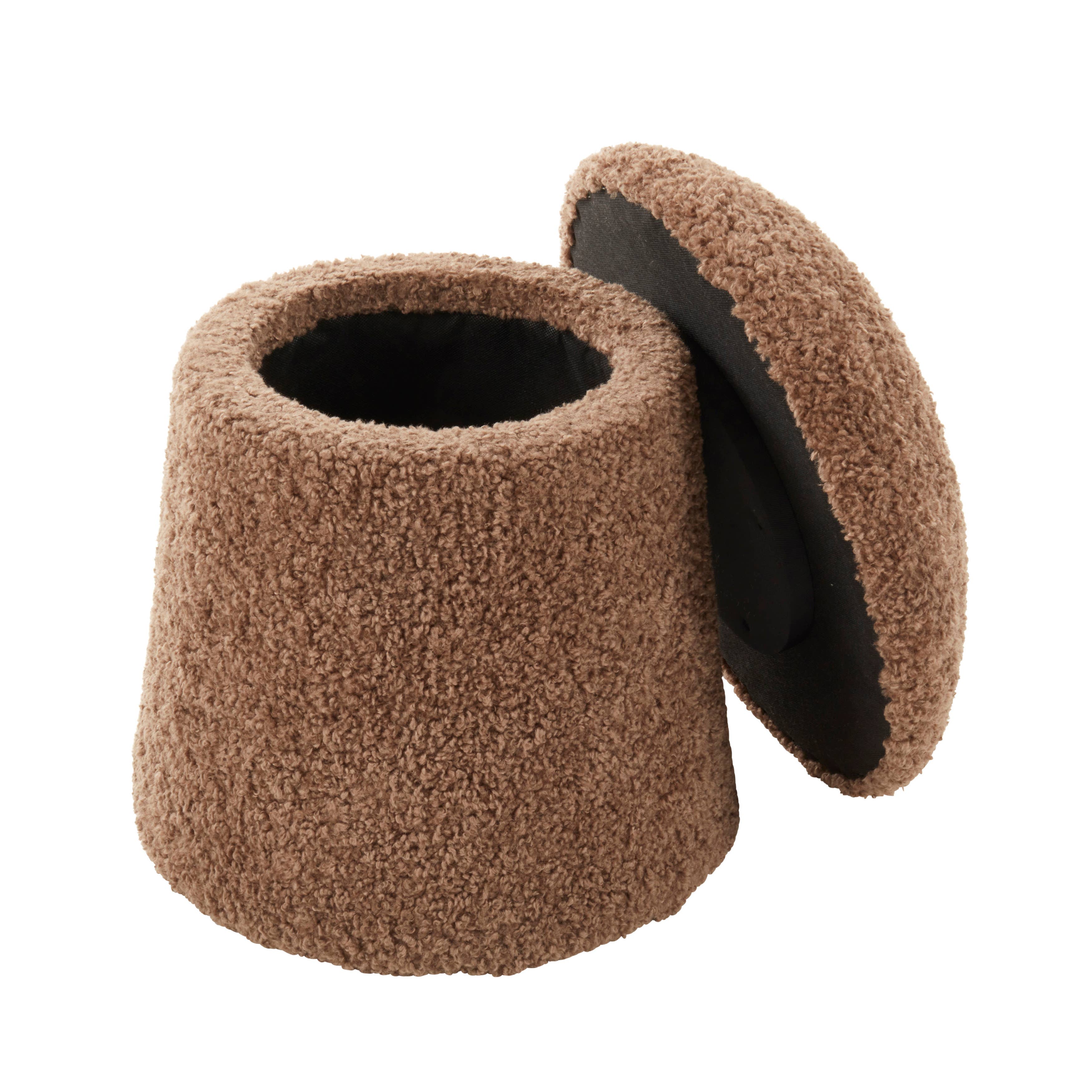 Funky Mushroom Storage Ottoman | Brown Large