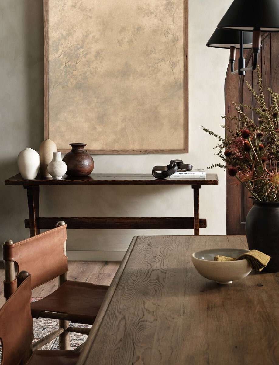 Lenz Dining Armchair | Sonoma Chestnut Floor Sample