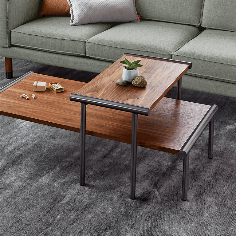 Manifold Coffee Table - Rectangle Natural Walnut