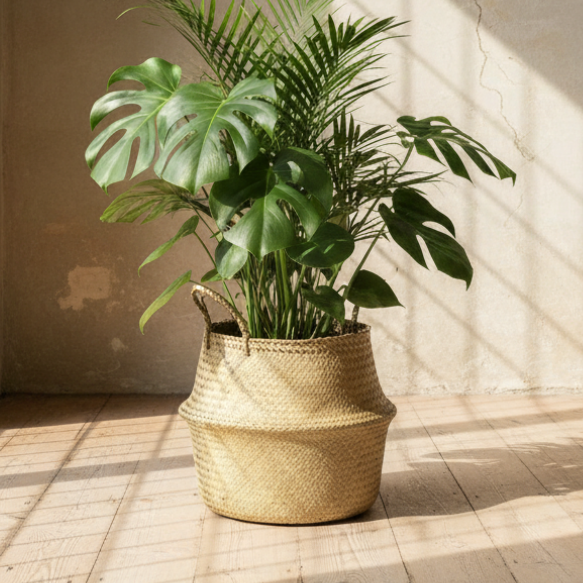 Seagrass Belly Basket/Planter | 15.5"
