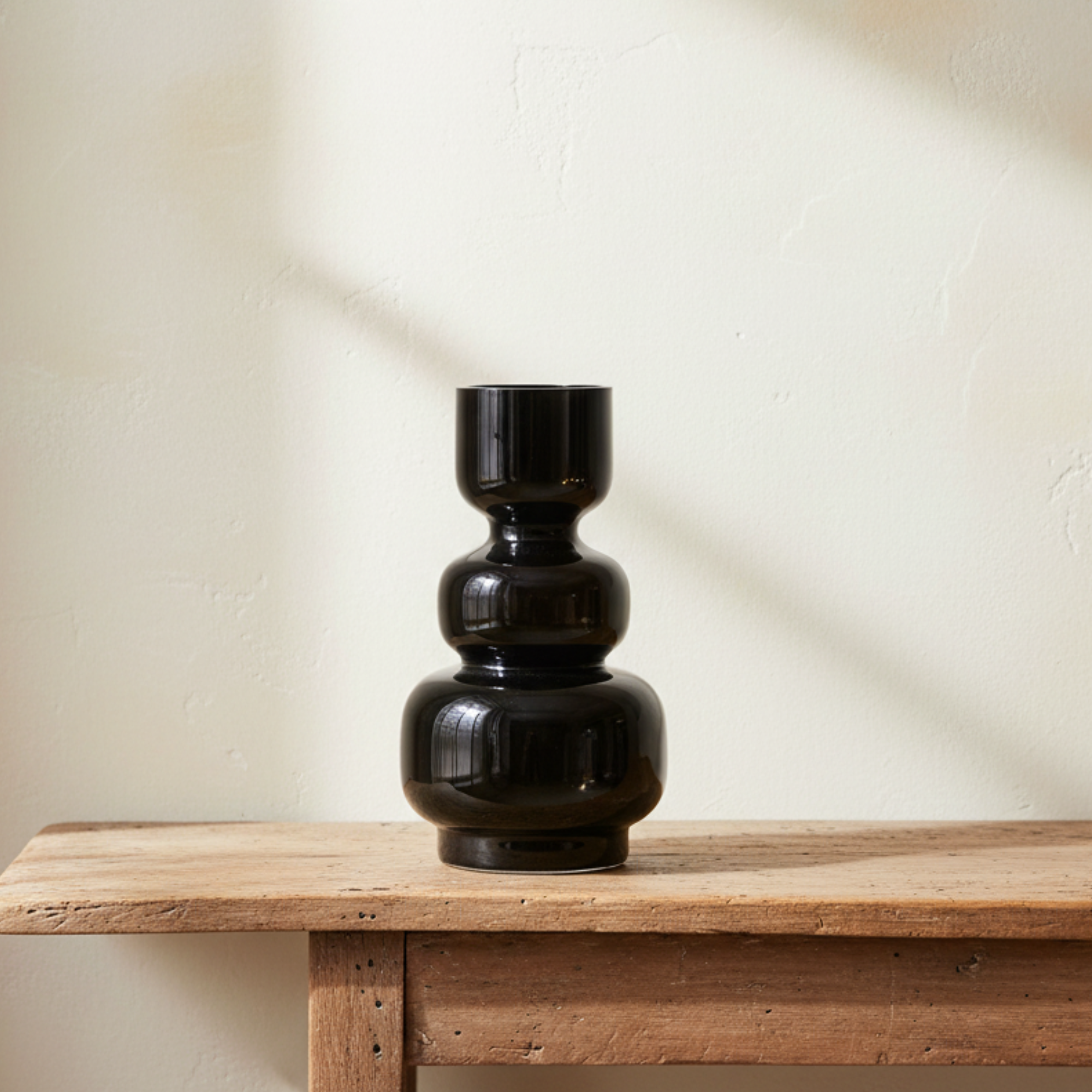 Black Glass Vase