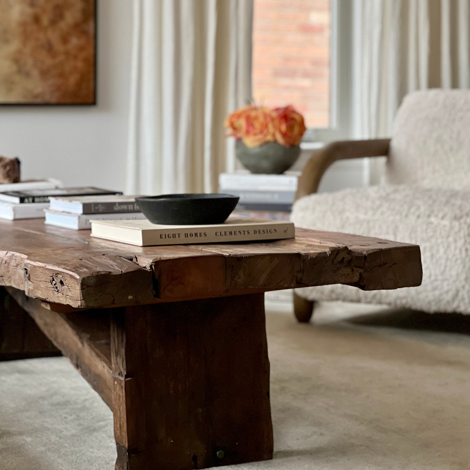 Salvaged Beam Coffee Table