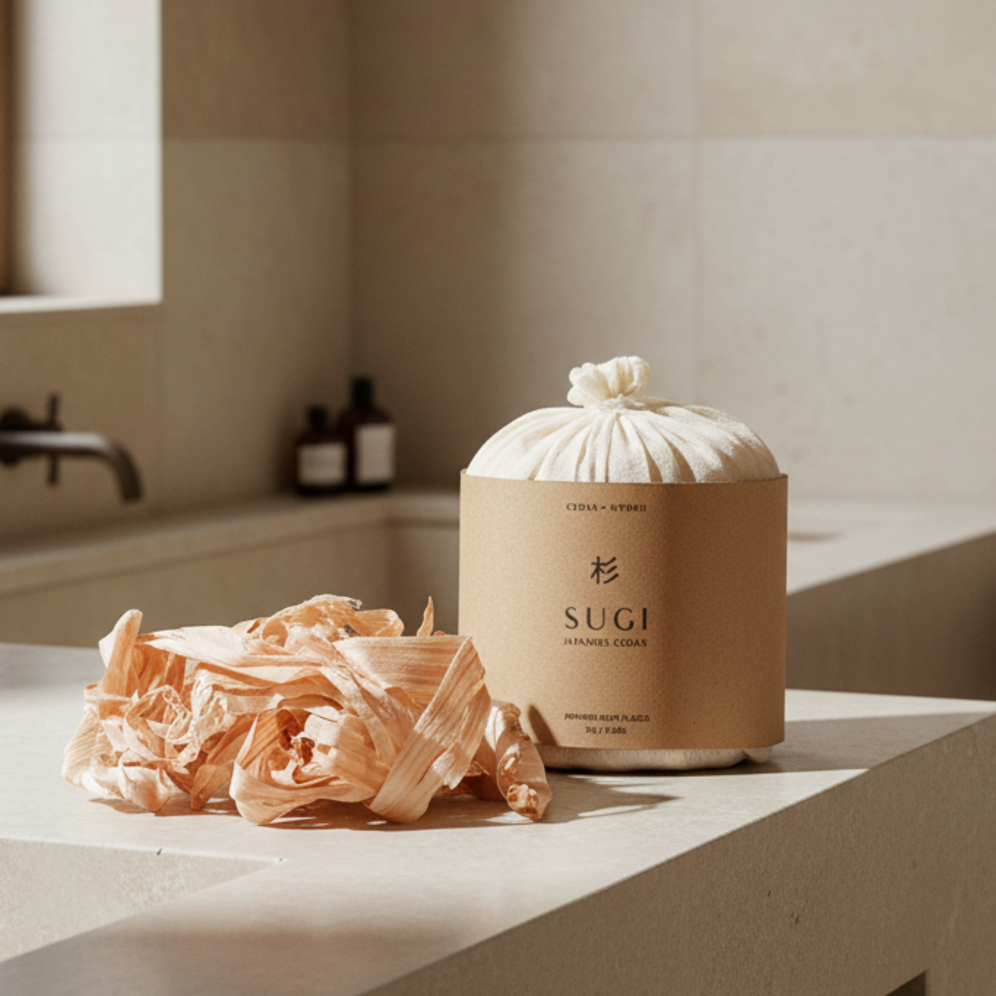 Sugi Japanese Cedar Bath Flakes