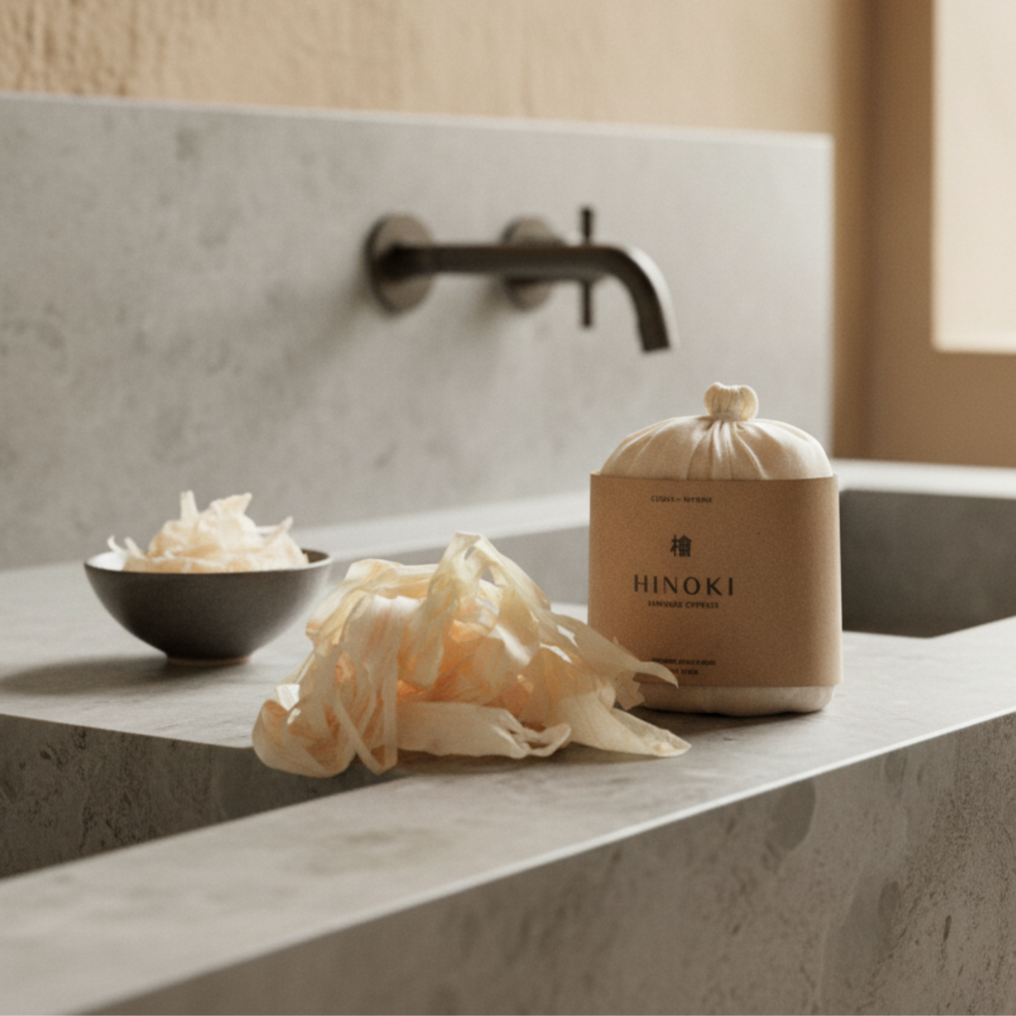 Hinoki Japanese Cypress Bath Flakes