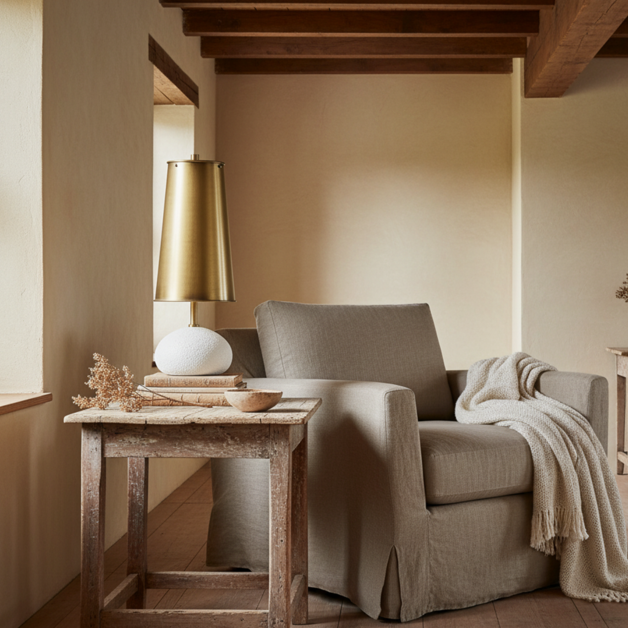 Hattie Concrete Mini Lamp