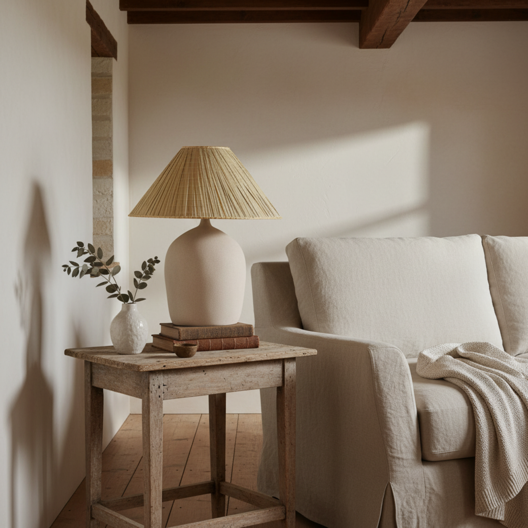 Cobb Table Lamp | Sand Porcelain Floor Sample