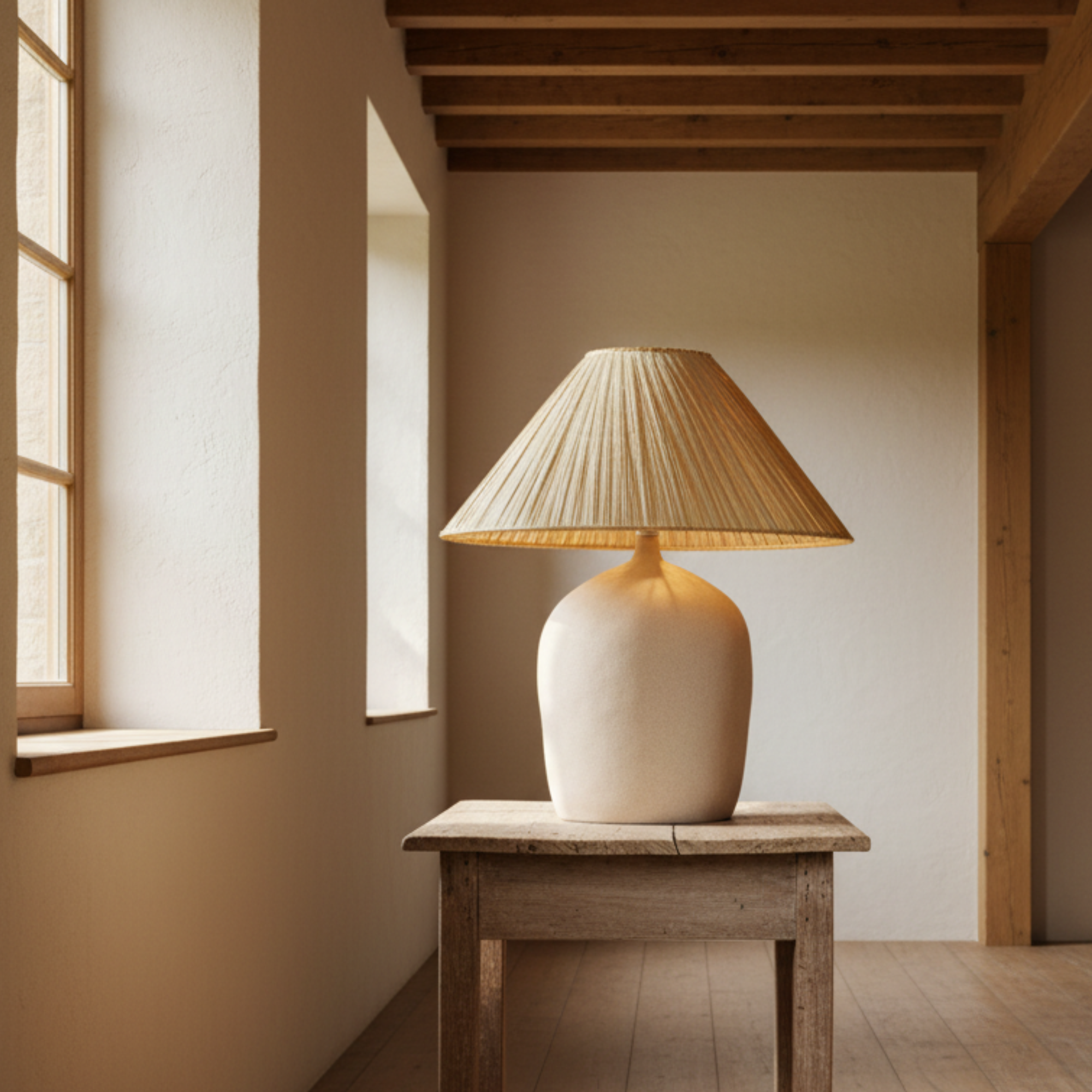 Cobb Table Lamp | Sand Porcelain Floor Sample