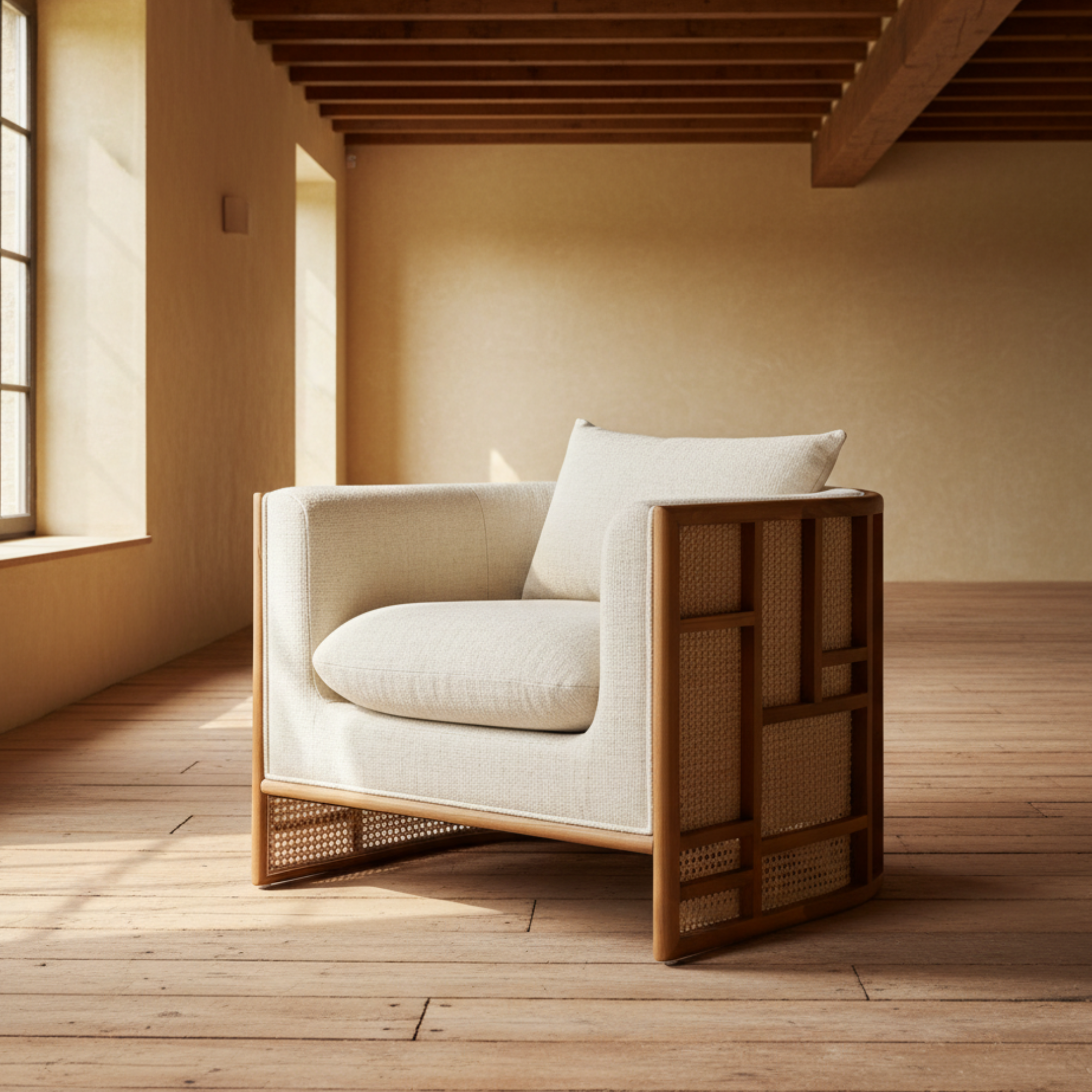 June Chair | Natural Oak Thames Cream