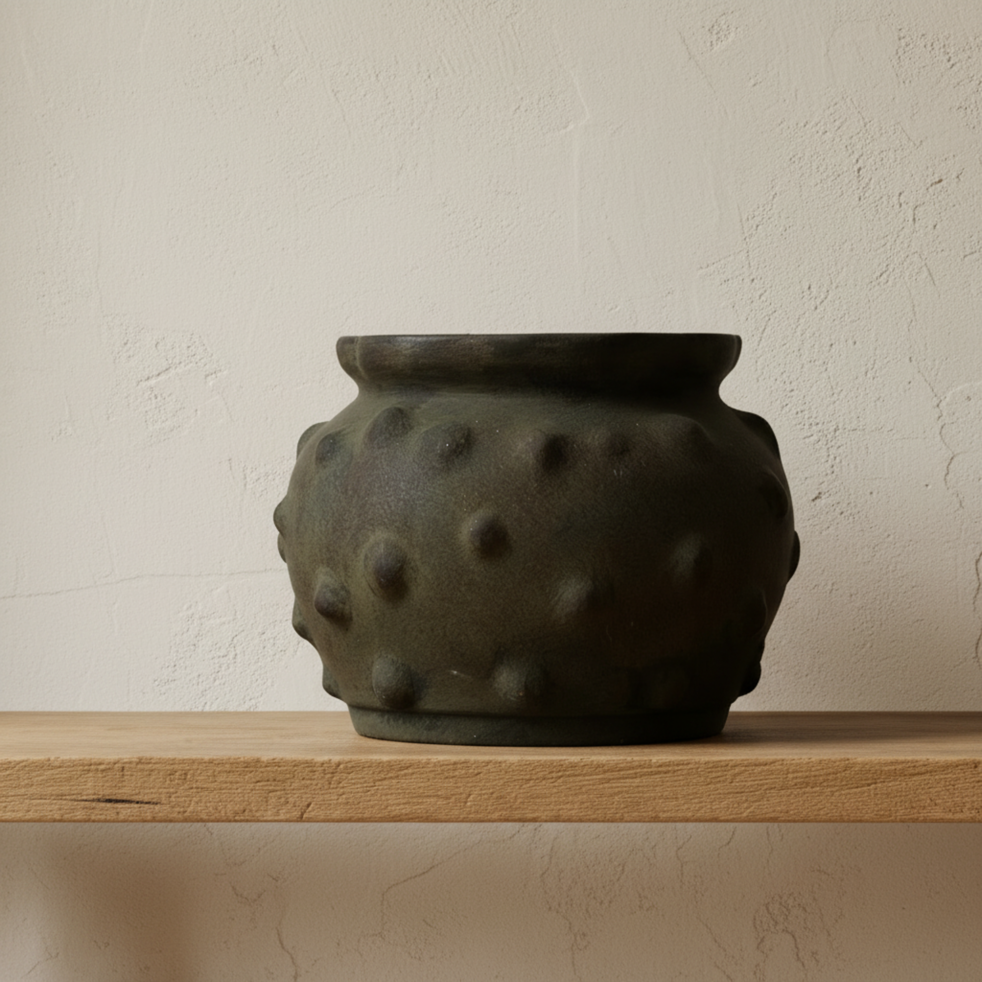 Terracotta Vase | Matte Black