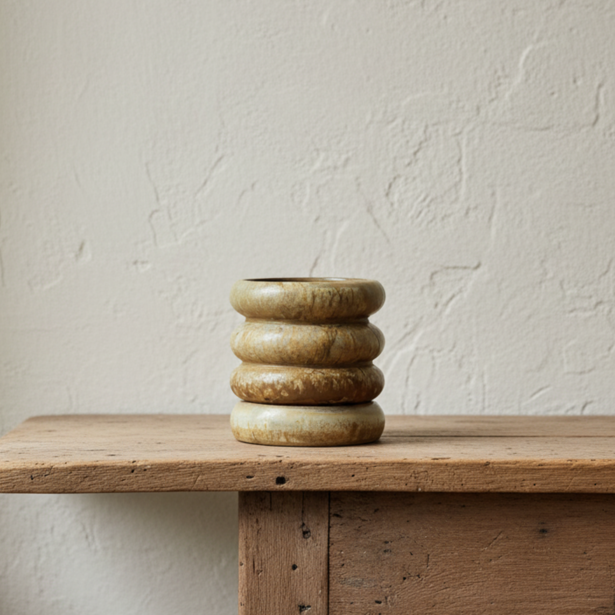 Stoneware Planter with Saucer