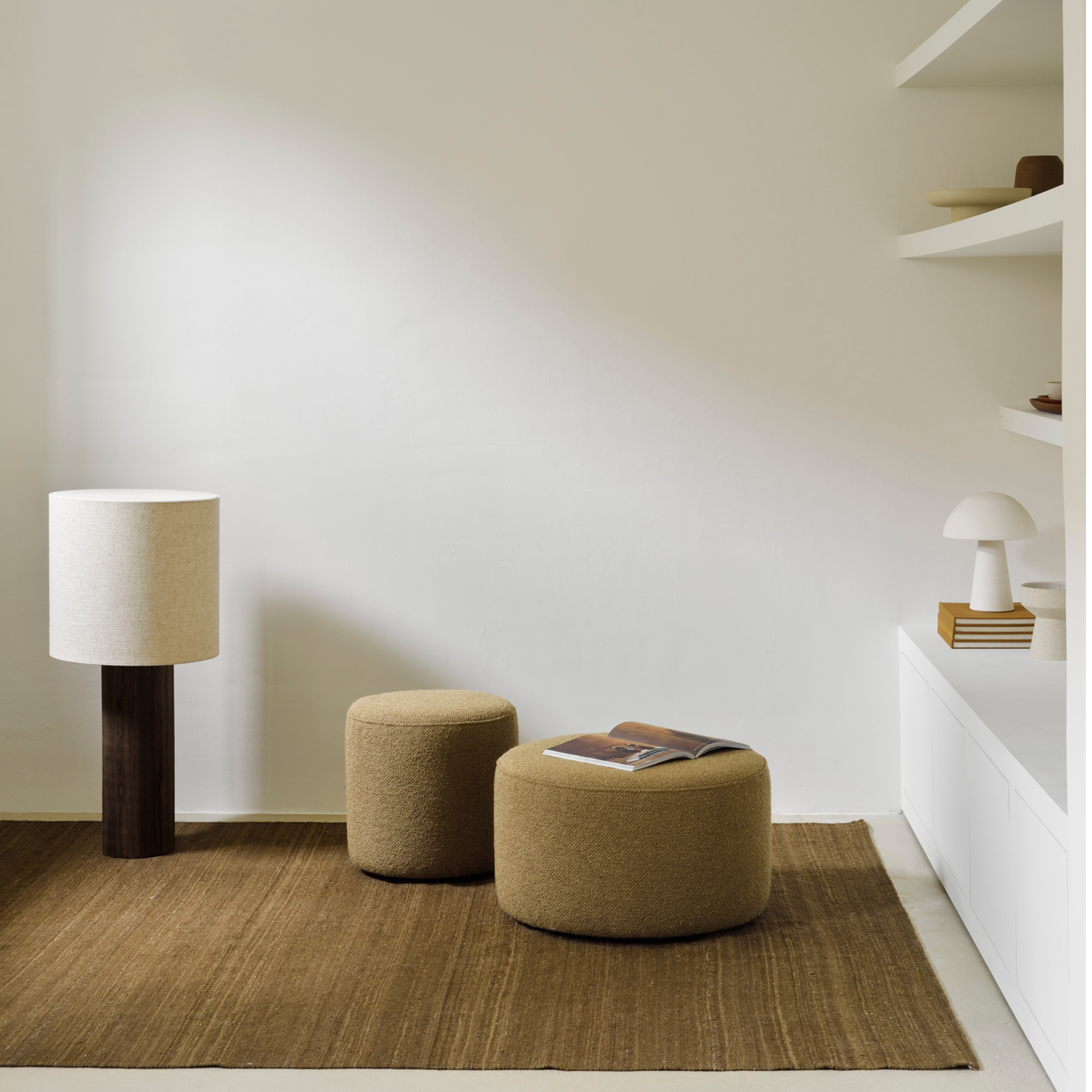 Barrow Pouf | Ginger