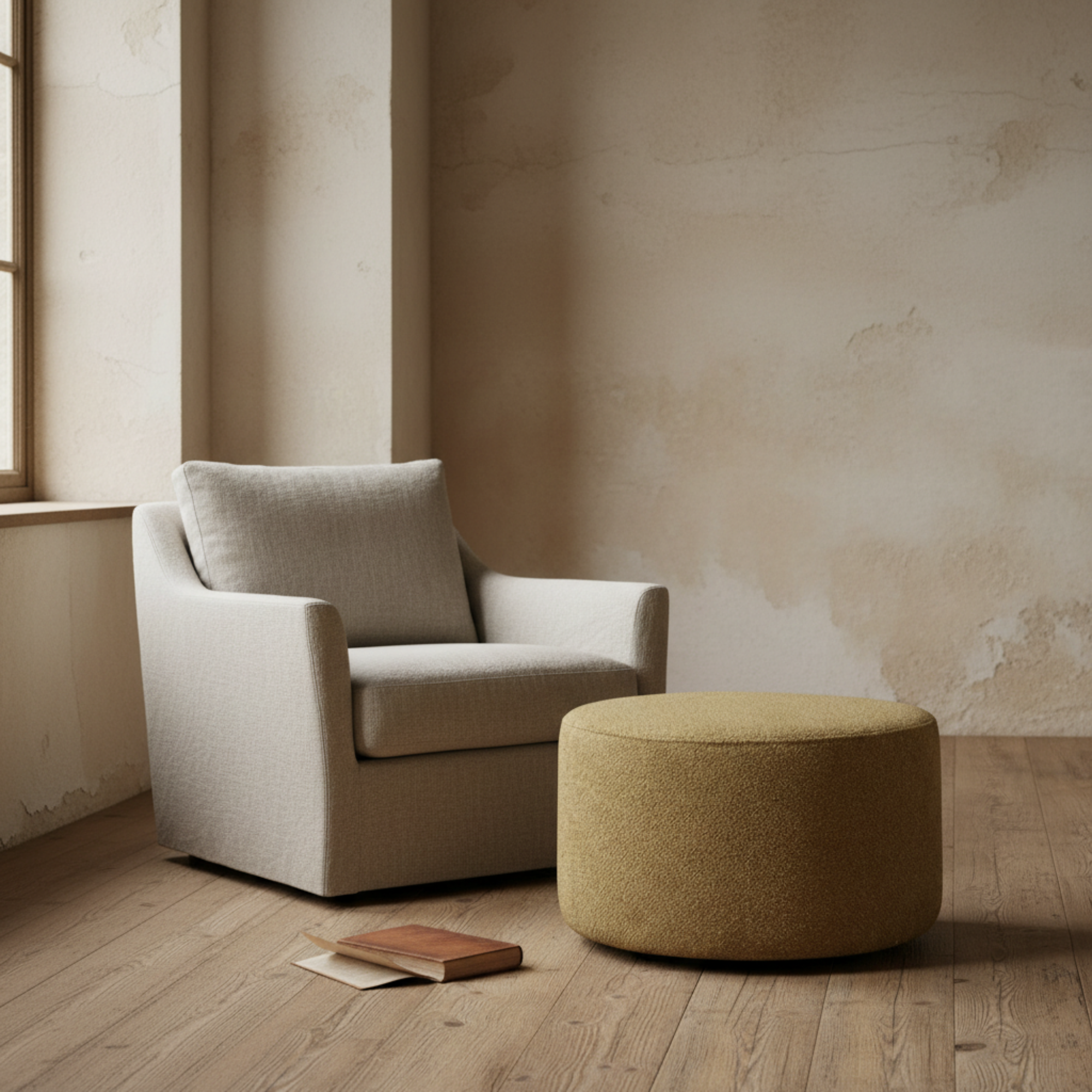 Barrow Pouf | Ginger