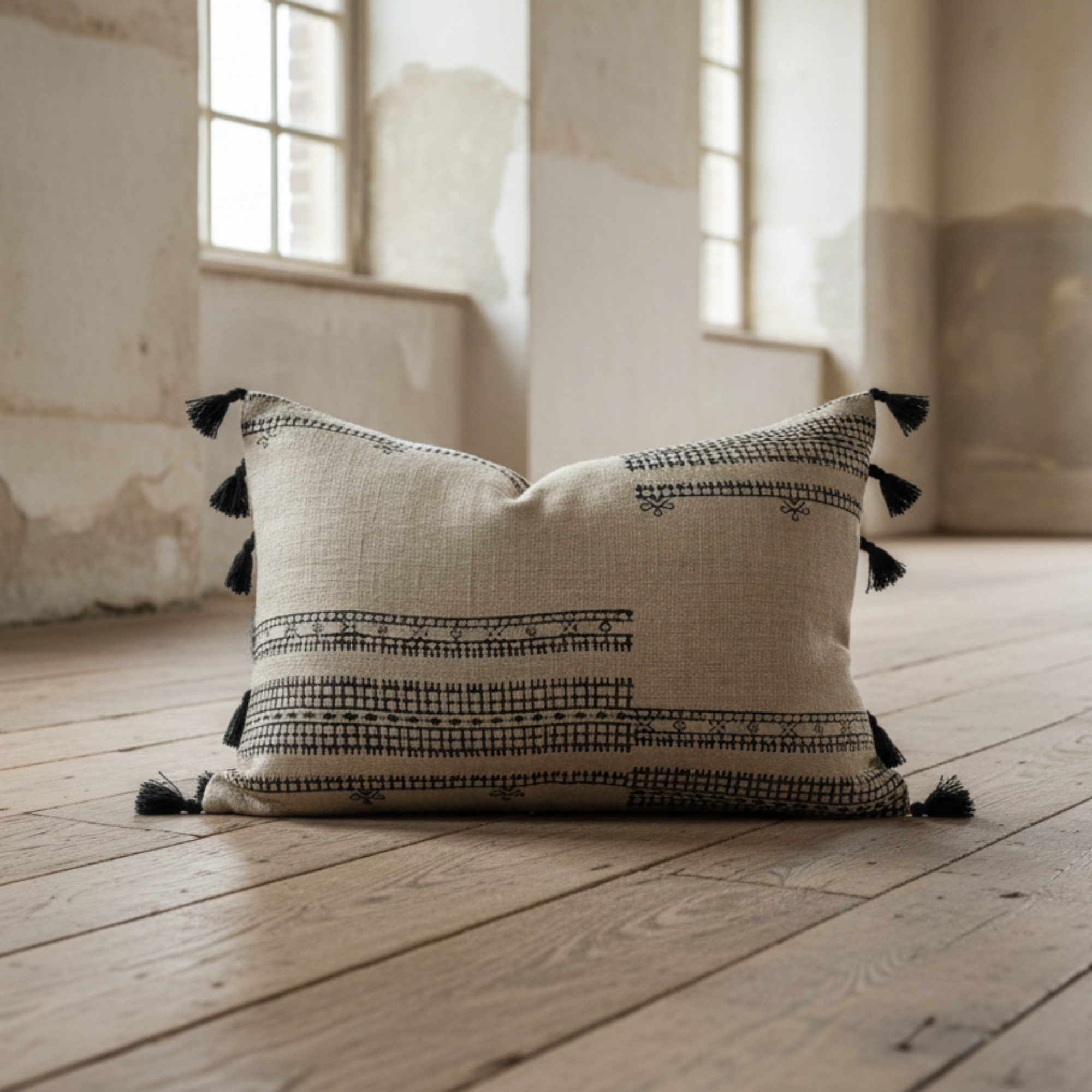 Lhop Hand Blocked Pillow