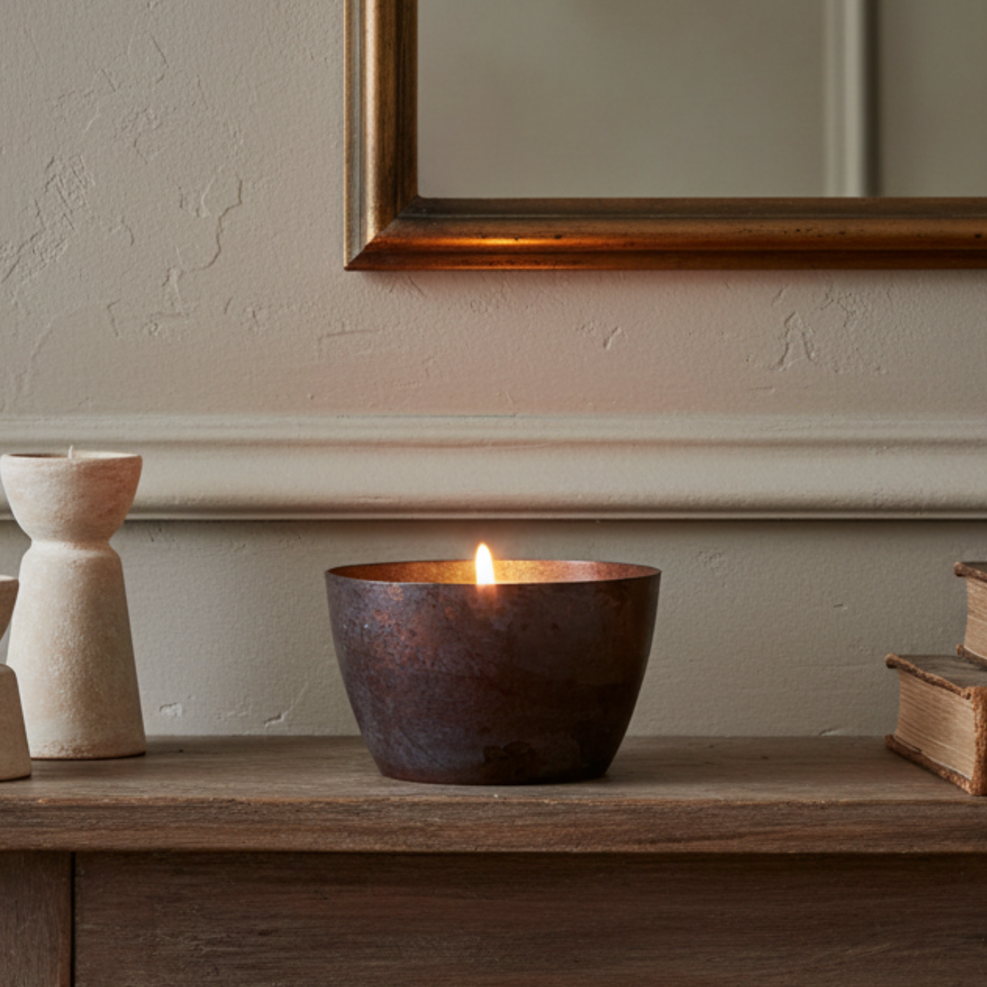 Etnik Candle Holder | Red