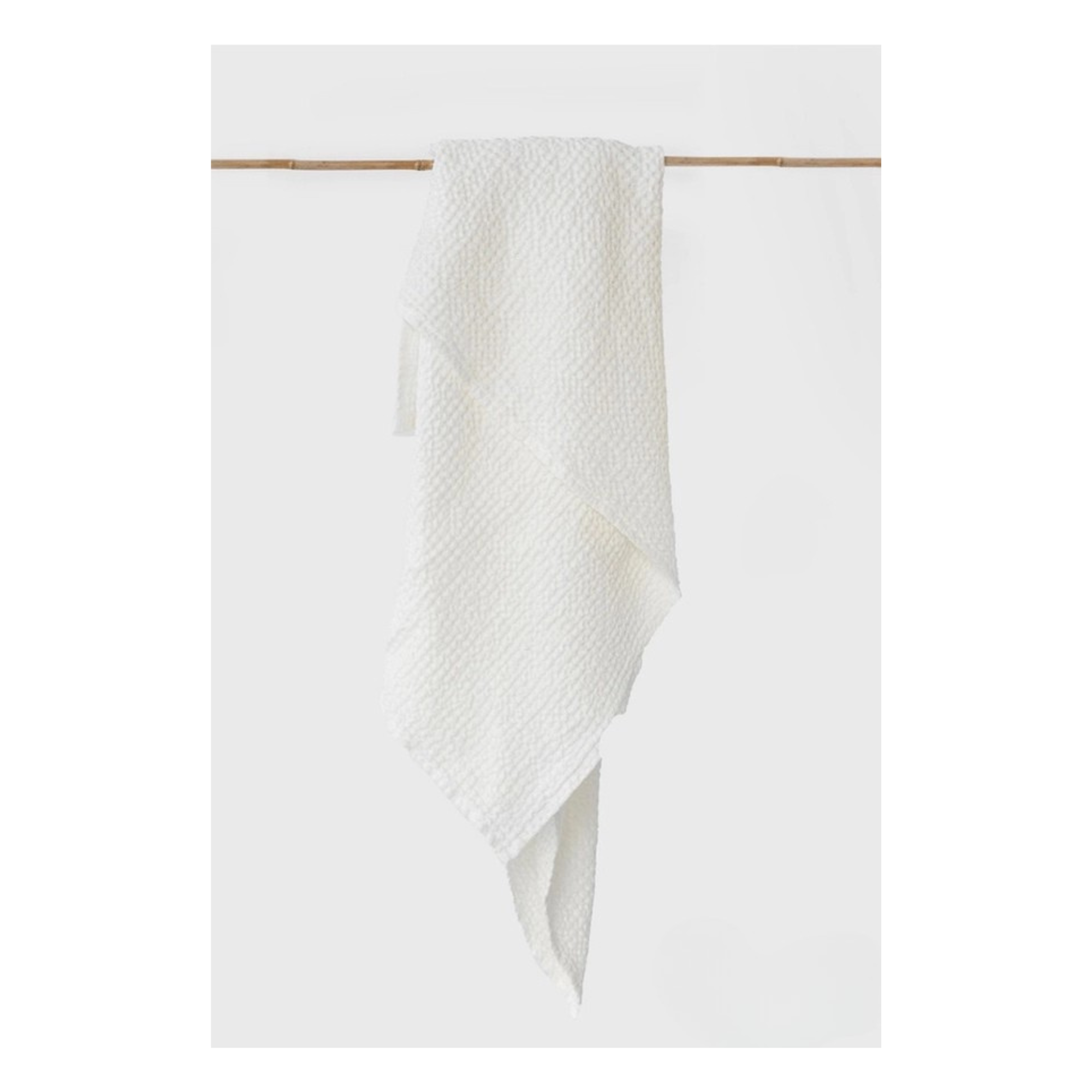 Waffle Bath Towel | Ivory