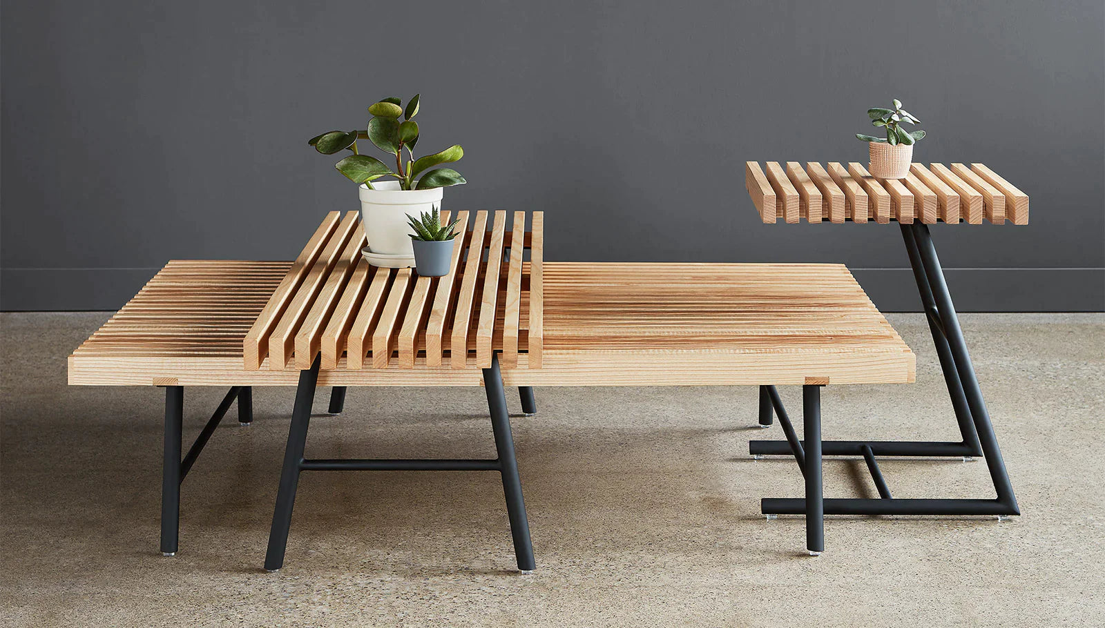 Transit End Table Black Ash | Floor Sample