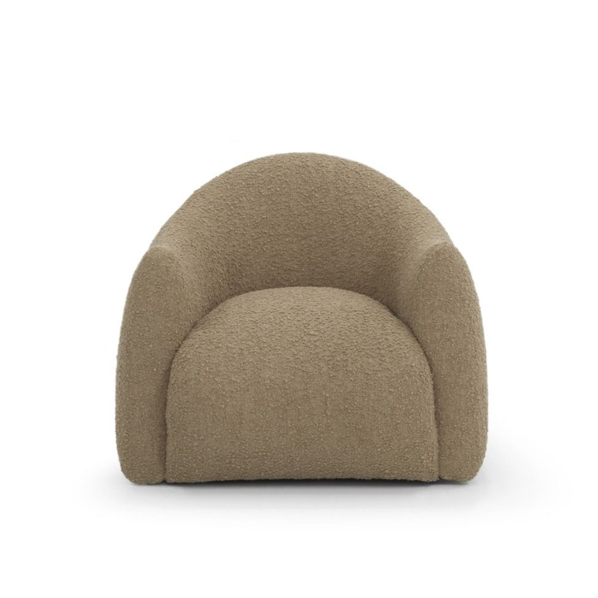 Mina Swivel Club Chair | Kenzo Straw