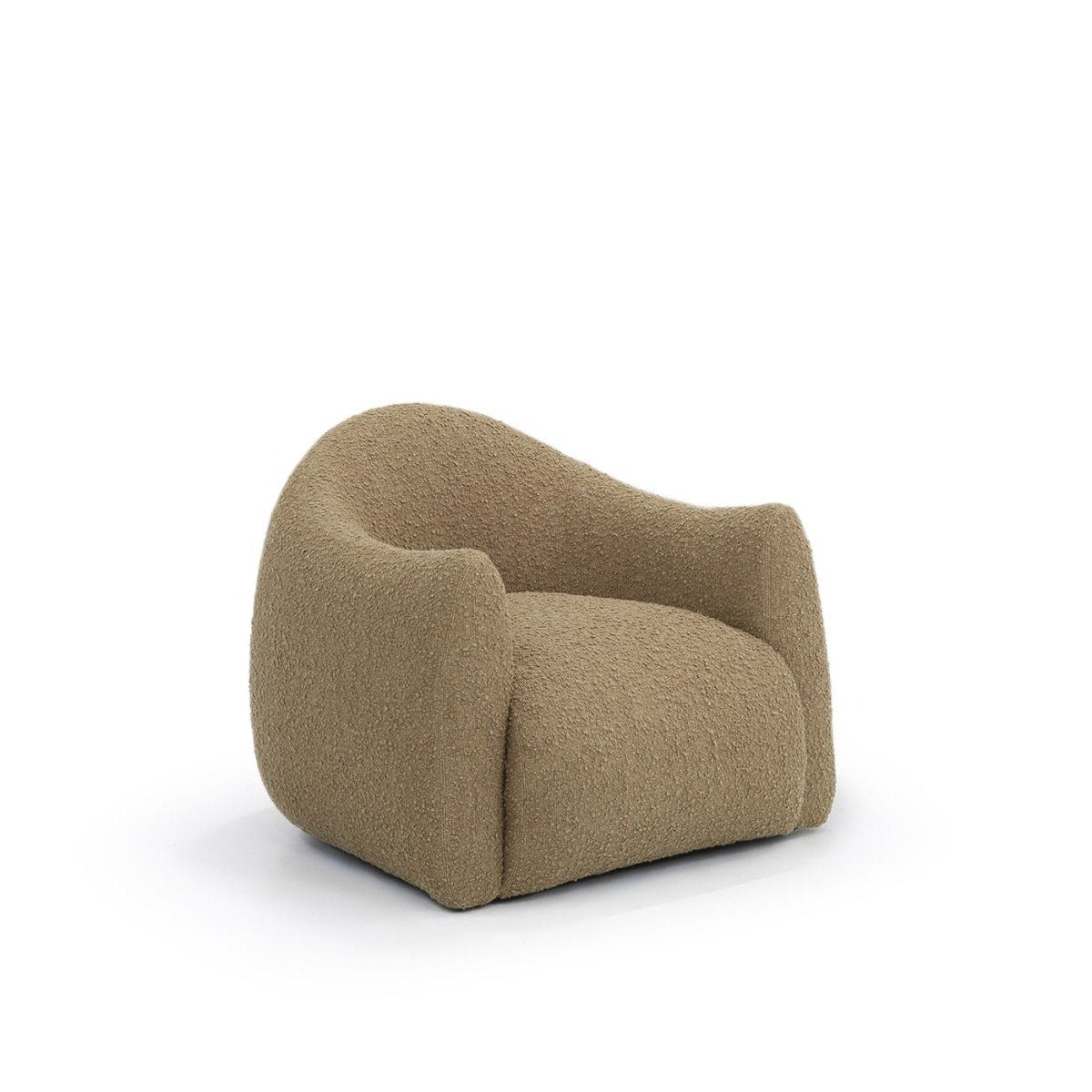Mina Swivel Club Chair | Kenzo Straw