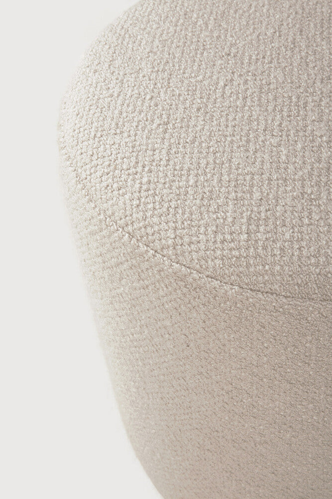 Barrow Pouf by Jacques Deneef | Cream Floor Sample
