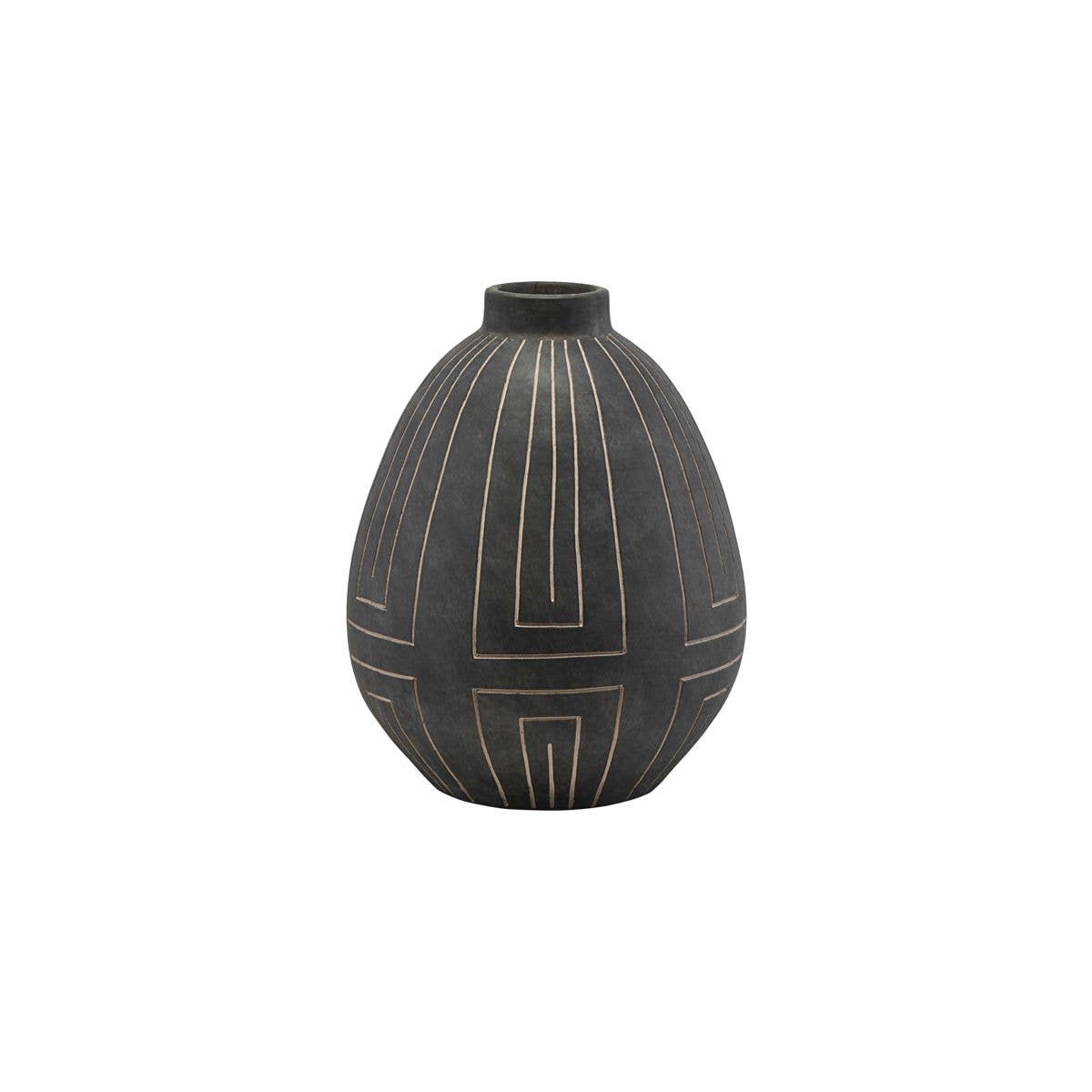Aljeco Vase | Grey/Black