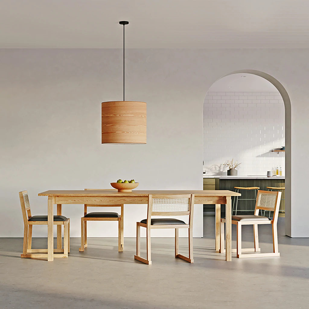 Eglinton Dining Chair White Oak/Vinyl Noir | Floor Sample