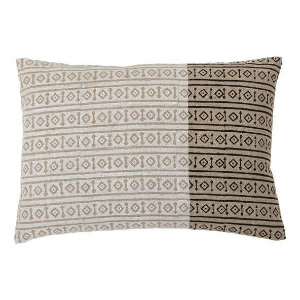 Misa White Band Pillow