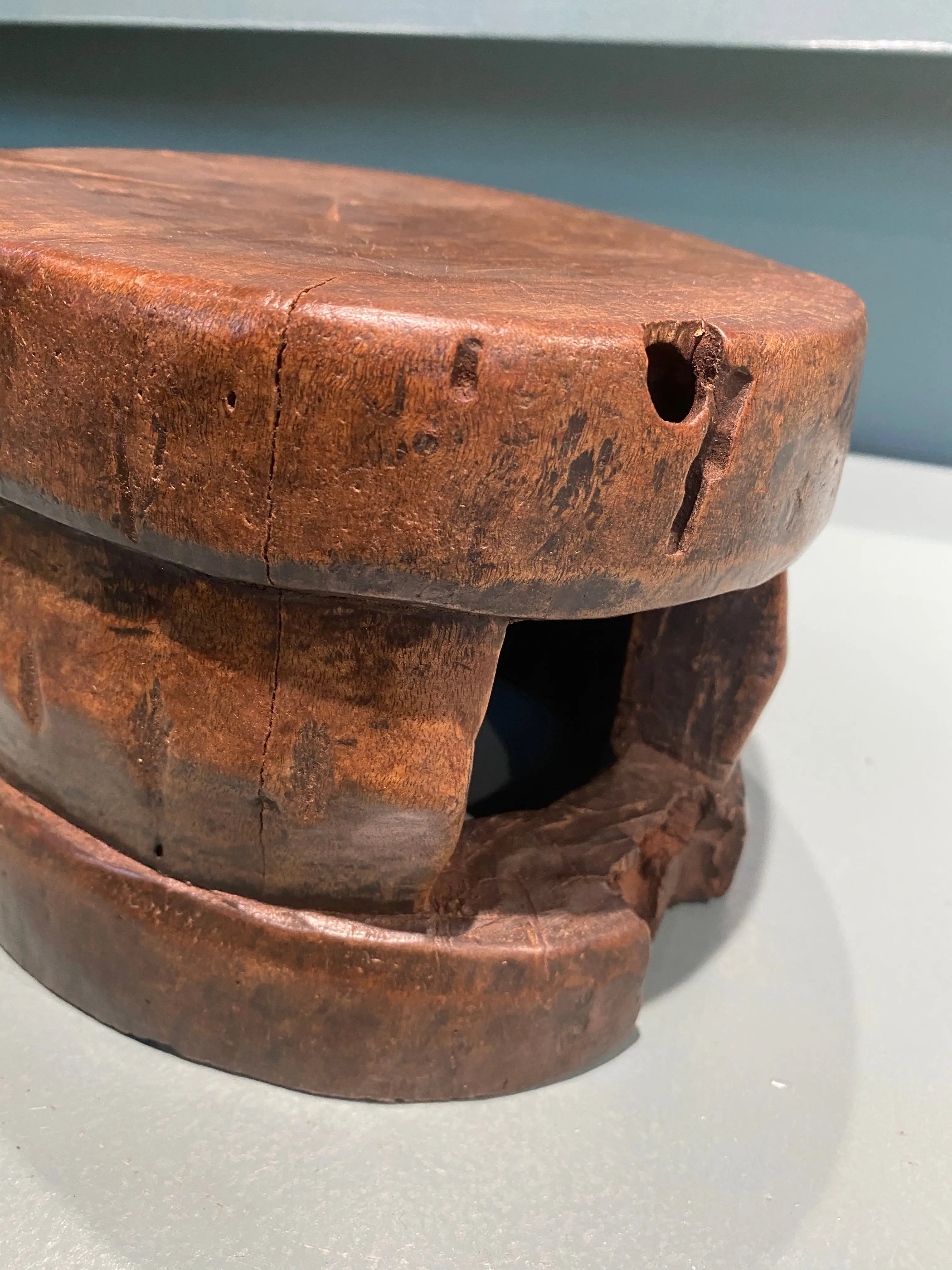 Yoruba Hand Carved Stool Four