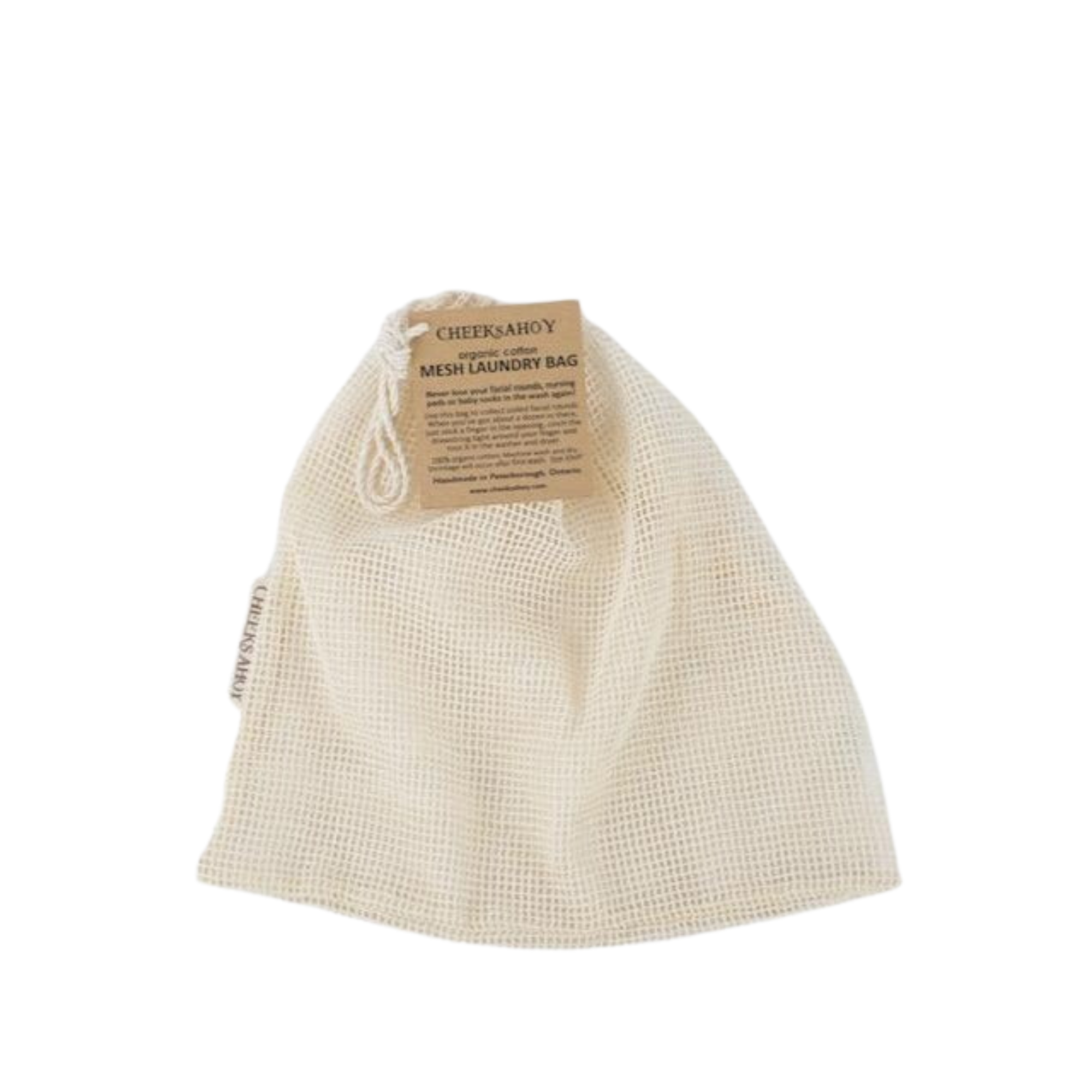 Organic Cotton Mesh Laundry Bag