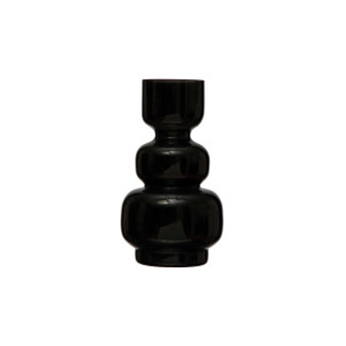 Black Glass Vase
