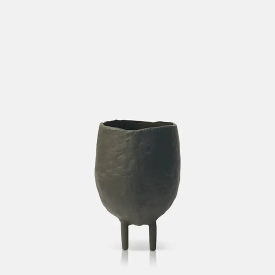 Hand-Blown Glass Vase