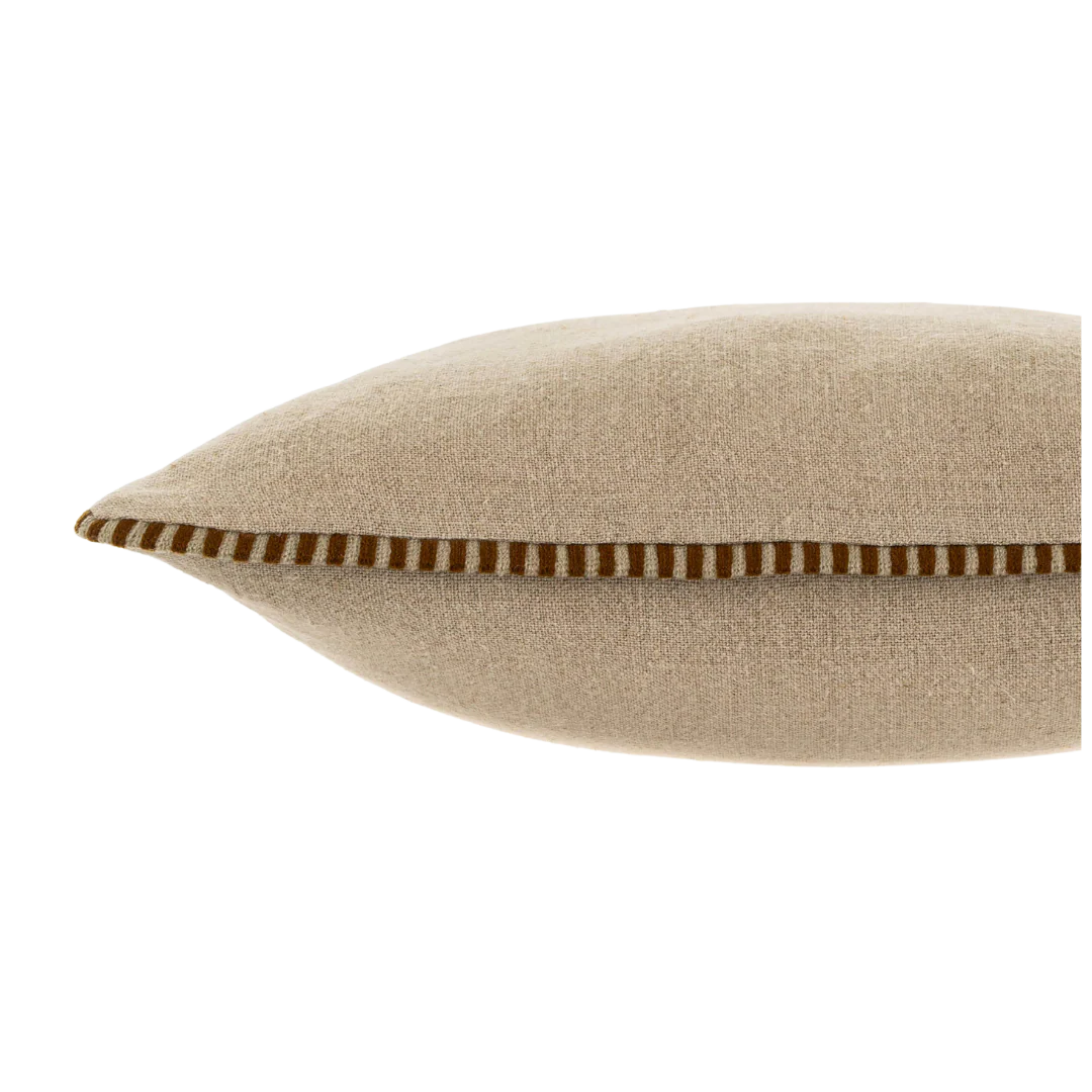 Honfleur Linen Pillow | Sienna