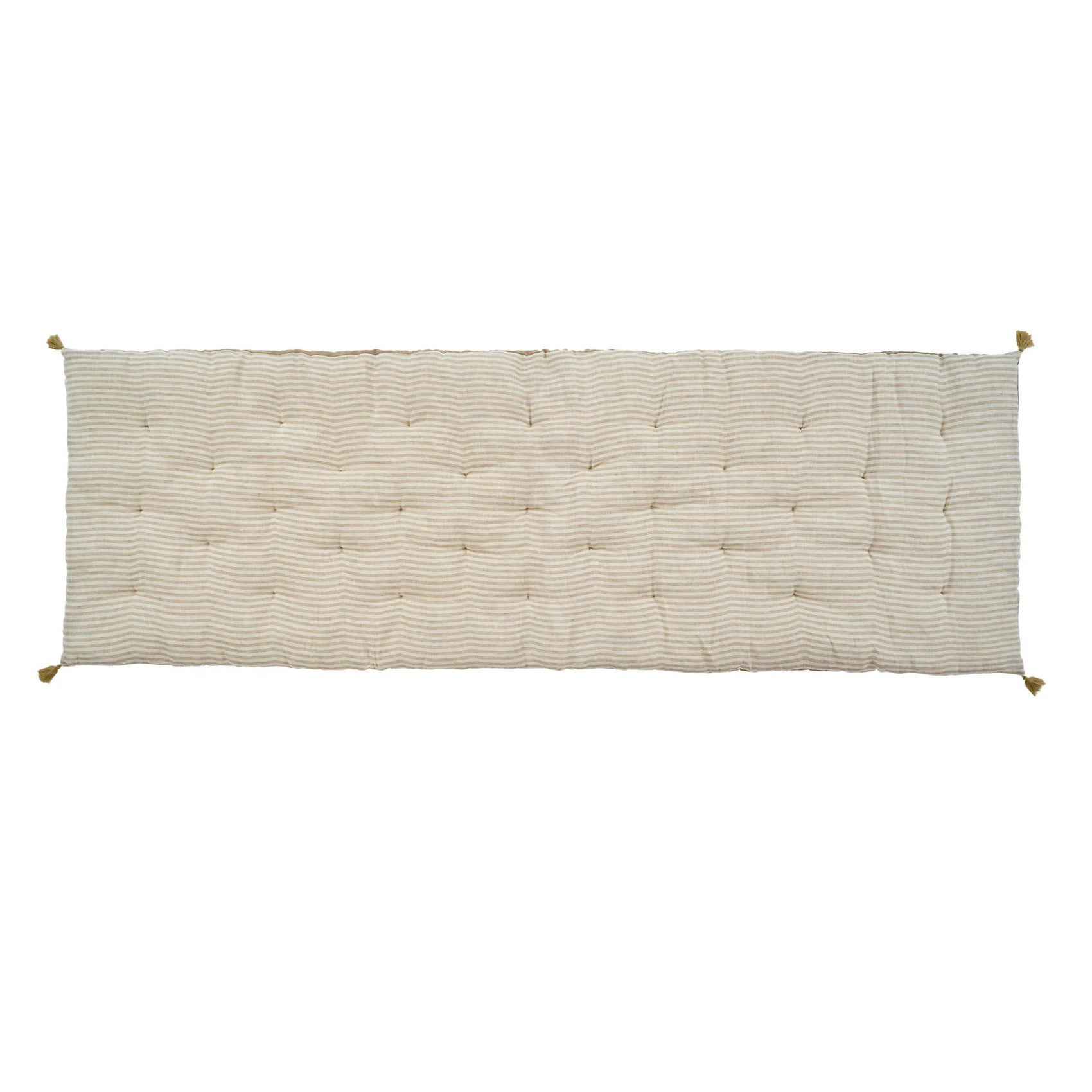 Ticking Stripe French Mattress | White/Natural