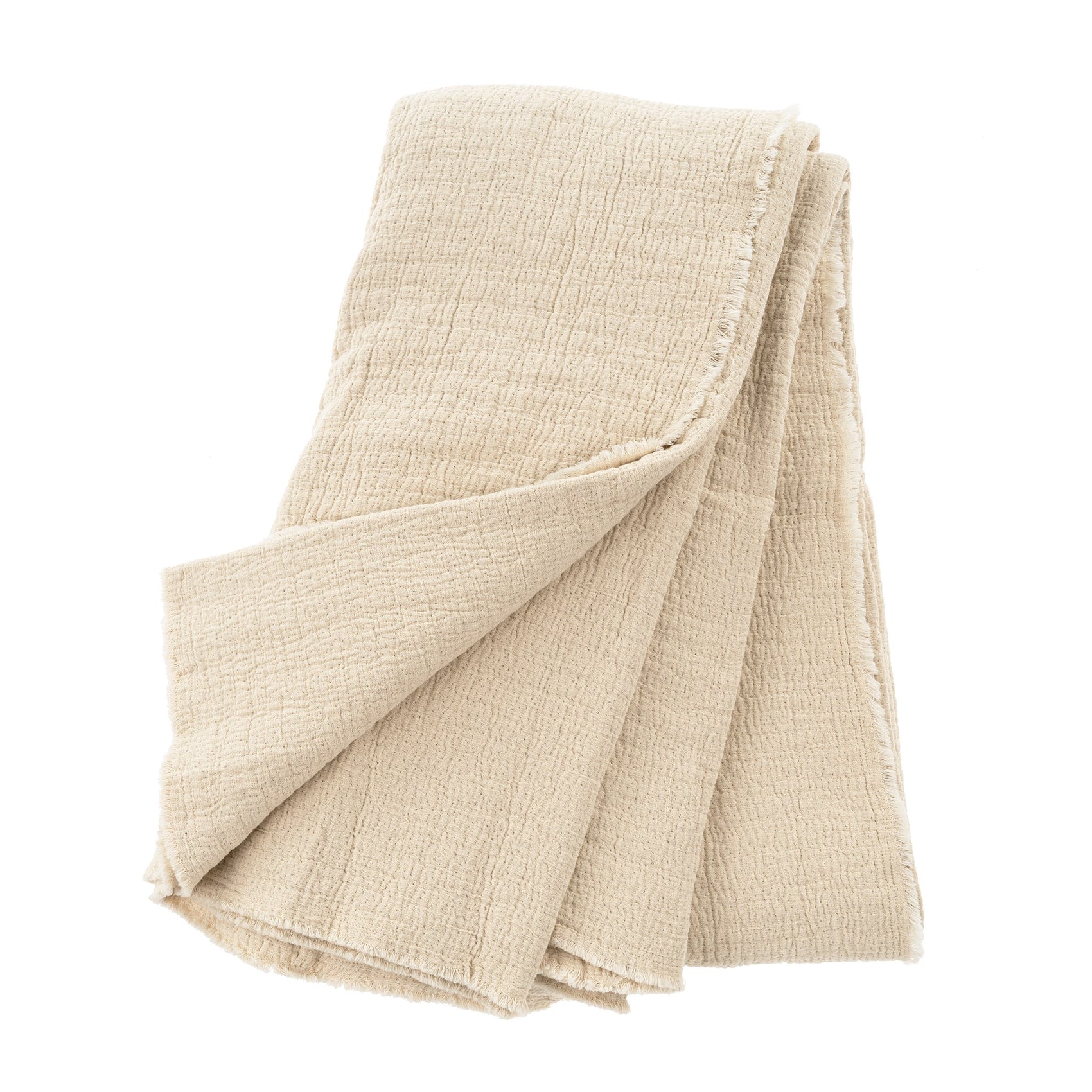 Malabar Bed Blanket | Natural