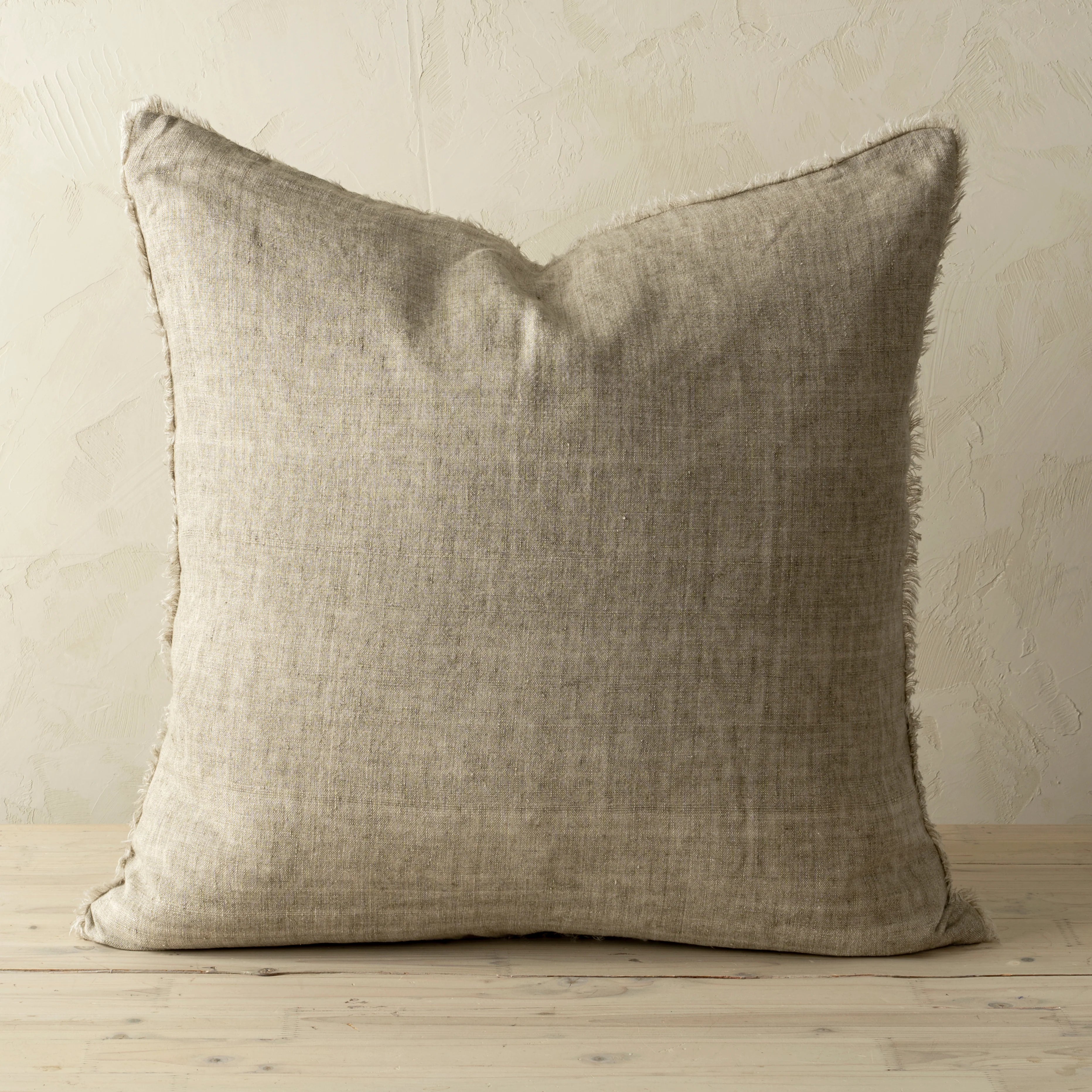 Lina Linen Pillow | Almond