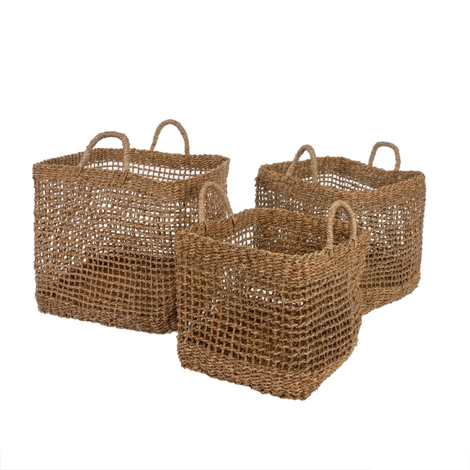Costa Woven Square Baskets | Multiple Sizes