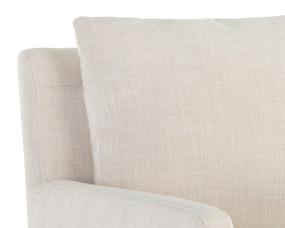 Glenrose Wheeled Dining Armchair | Effie Linen