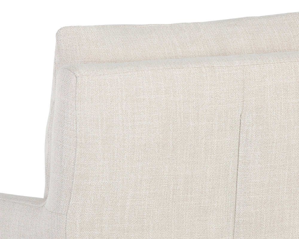 Glenrose Wheeled Dining Armchair | Effie Linen