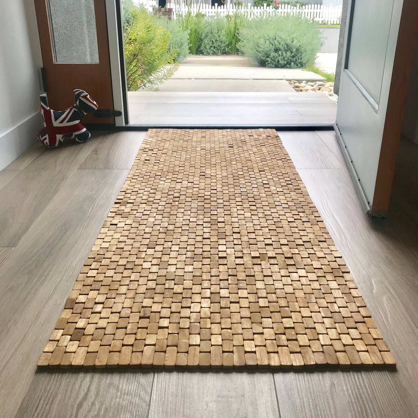 Natural Teak Floor Runner