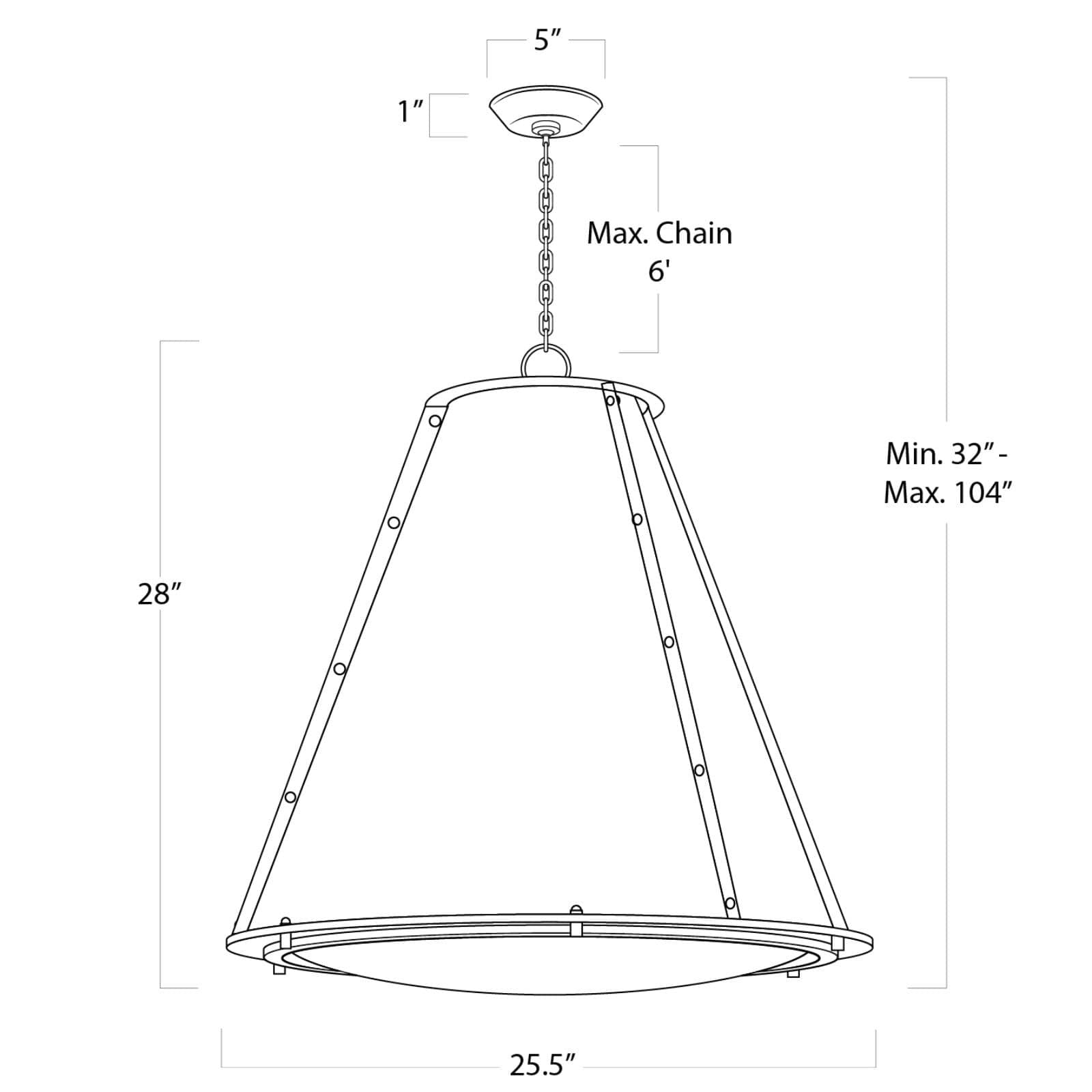 French Maid Chandelier | Large Floor Sample