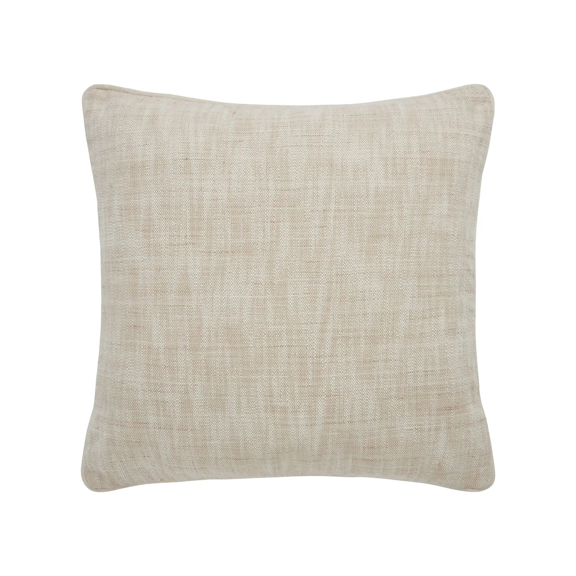 Amal Pillow | Beige + Cream