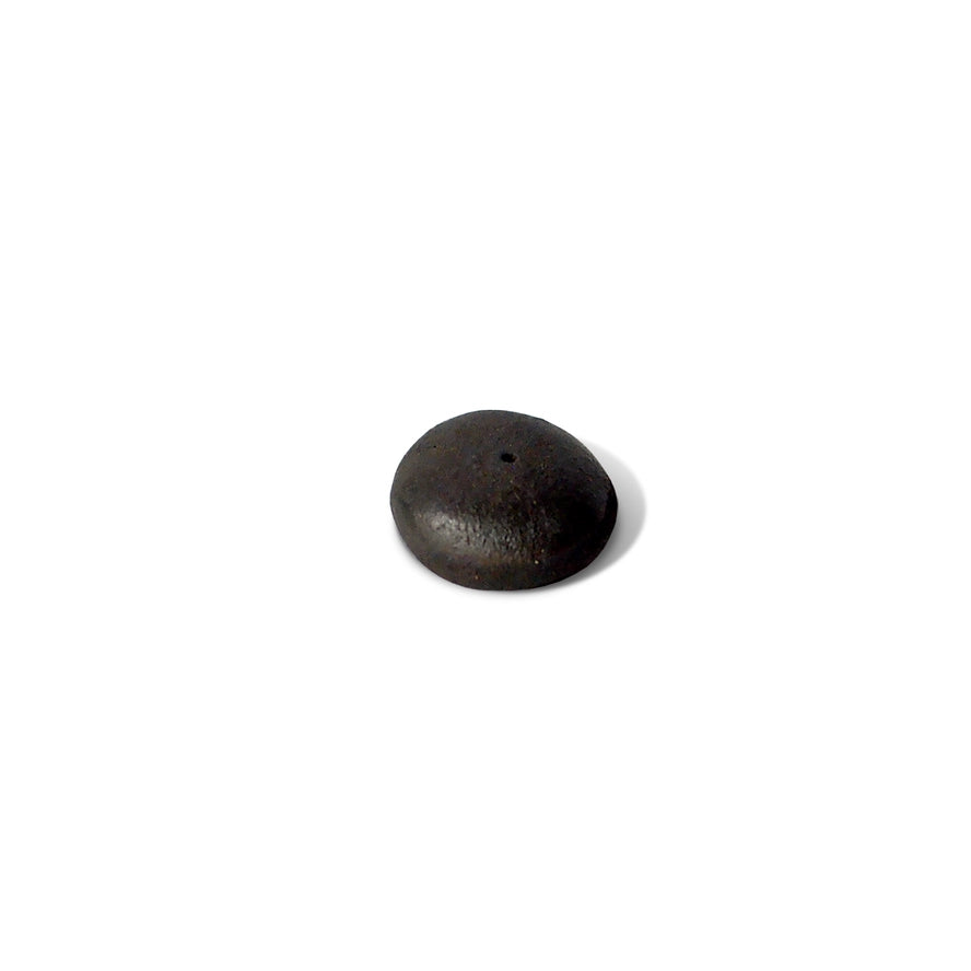 Raw Black Clay Pebble Incense Holder