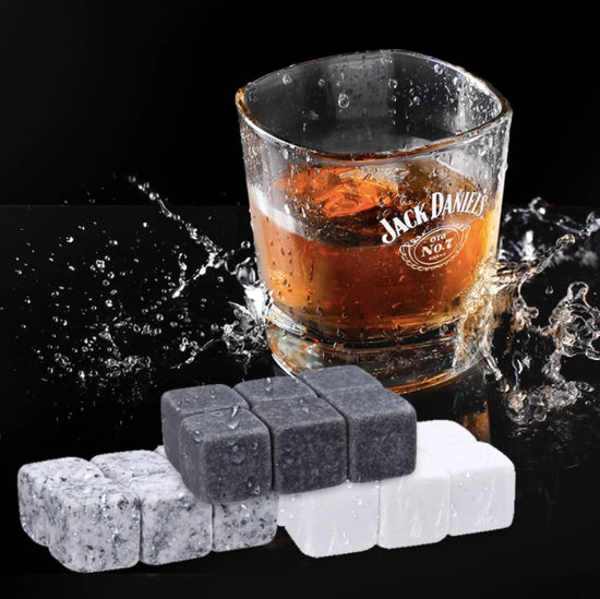 Reusable Whiskey Stones | Black
