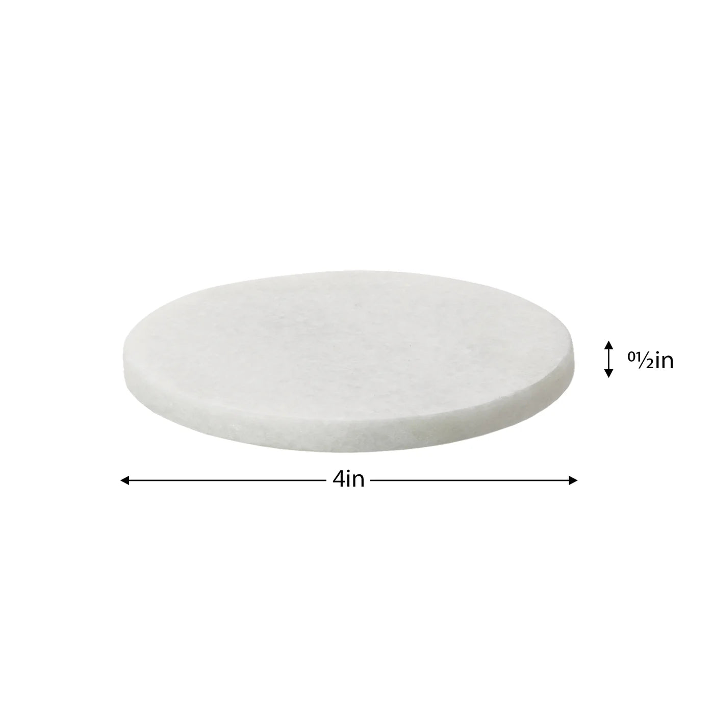 Marble 4 Piece Round Coaster Set