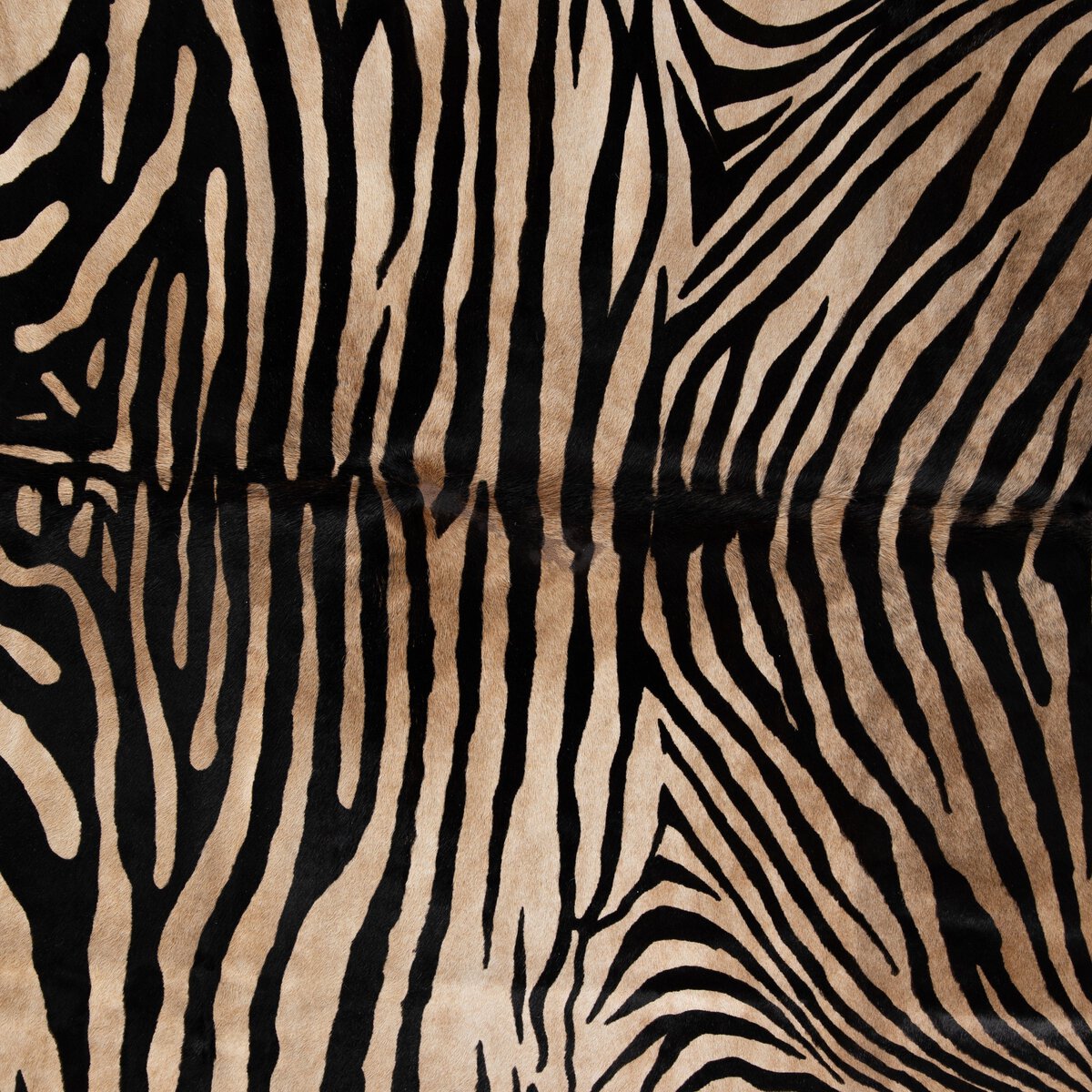 Zebra Printed Hide Rug | Floor Sample